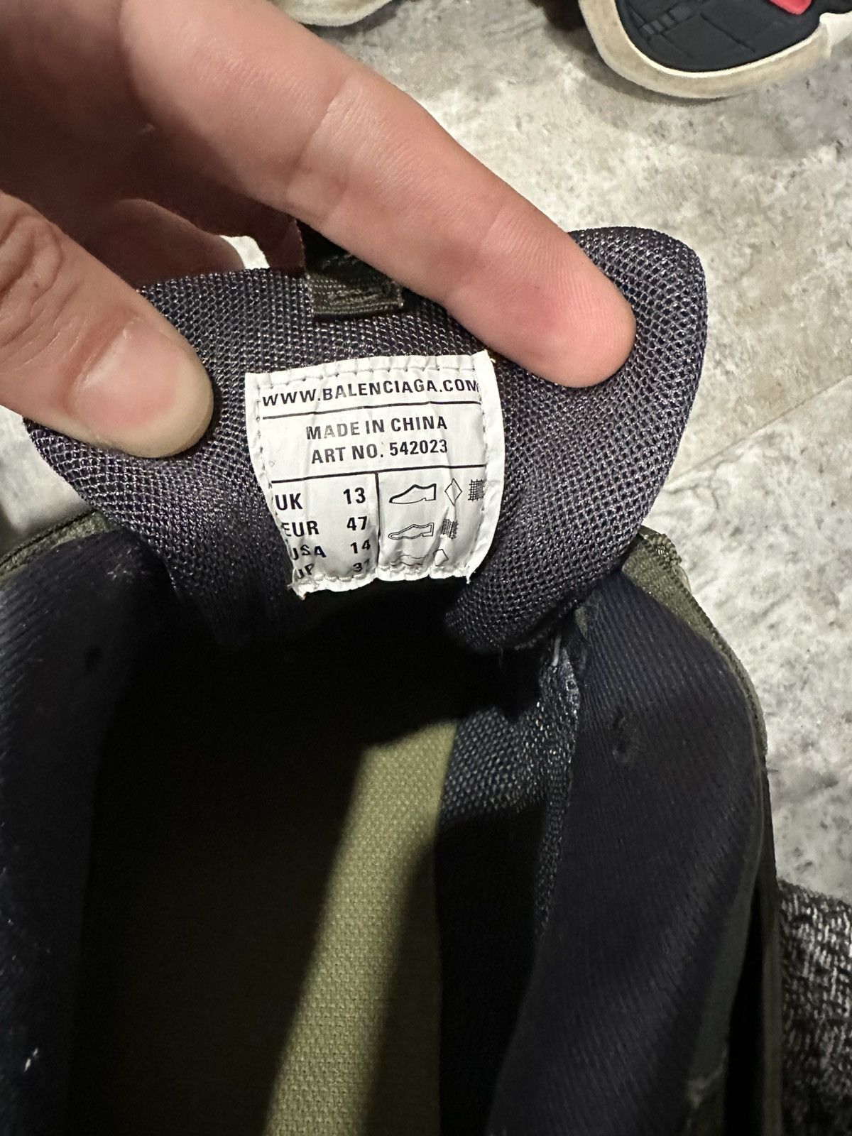 Balenciaga BALENCIAGA TRACK SNEAKER - GREEN & NAVY Size US 14 / EU 47 - 6 Thumbnail