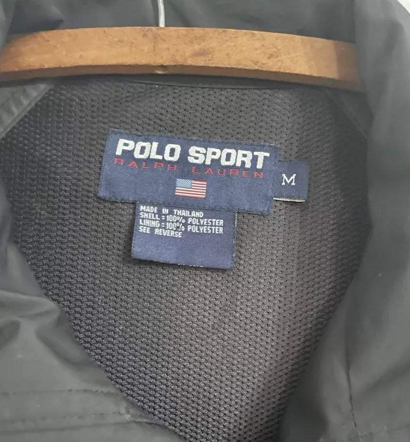 VINTAGE POLO RALPH LAUREN SPORT RL2000 WINDBREAKER MEDIUM