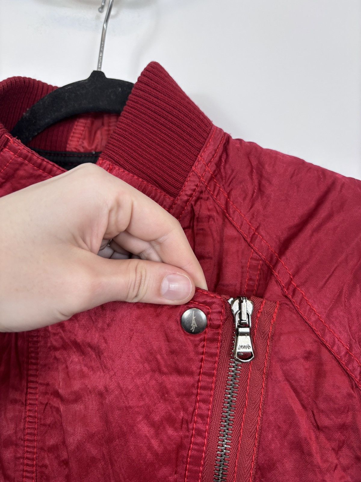 Other Vintage French Archival Women’s Red Vest Gilet Jacket Size M / US 6-8 / IT 42-44 - 7 Thumbnail