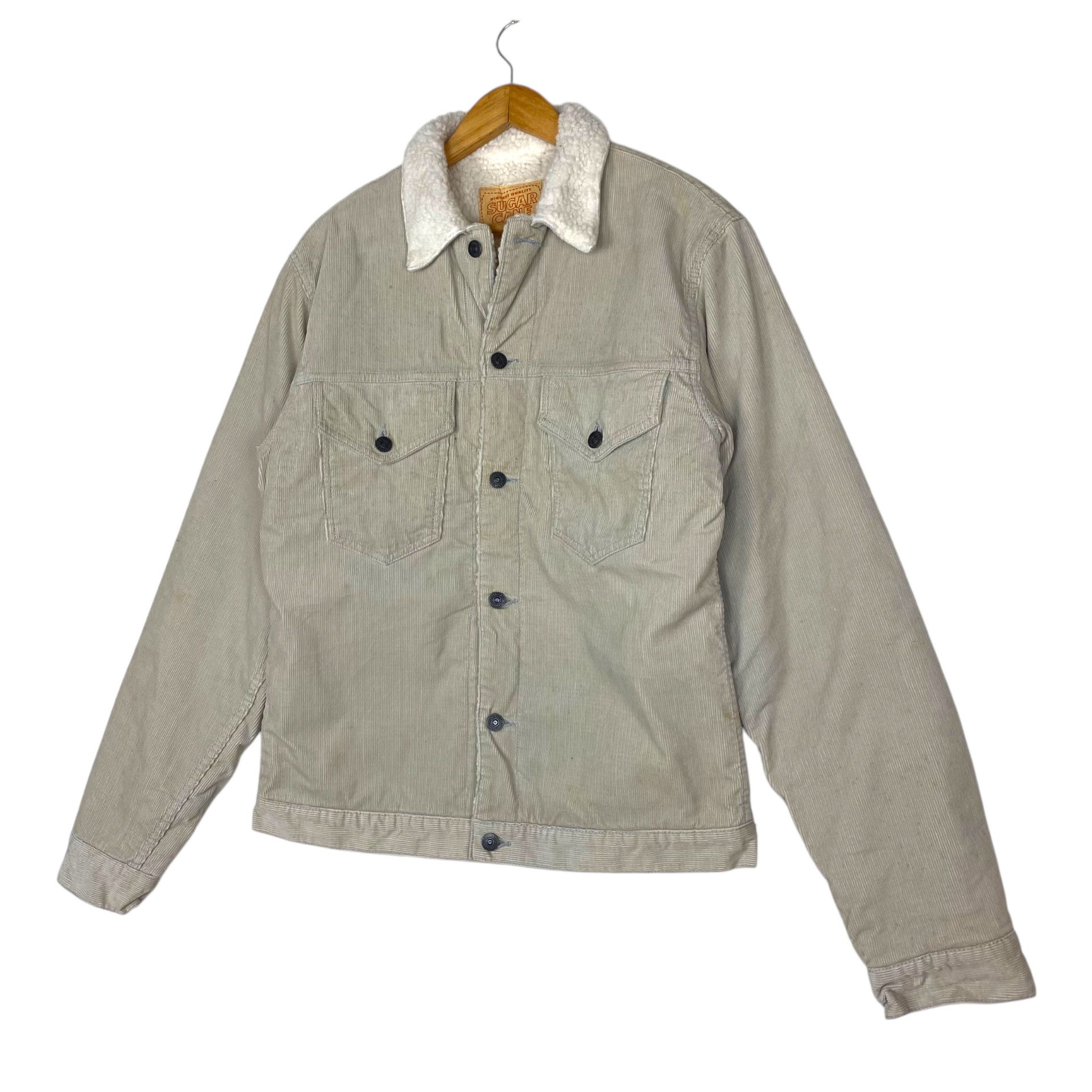 Sugar Cane 💥 SUGAR CANES WESTERN SHERPA TRUCKER JACKET Size US M / EU 48-50 / 2 - 2 Thumbnail