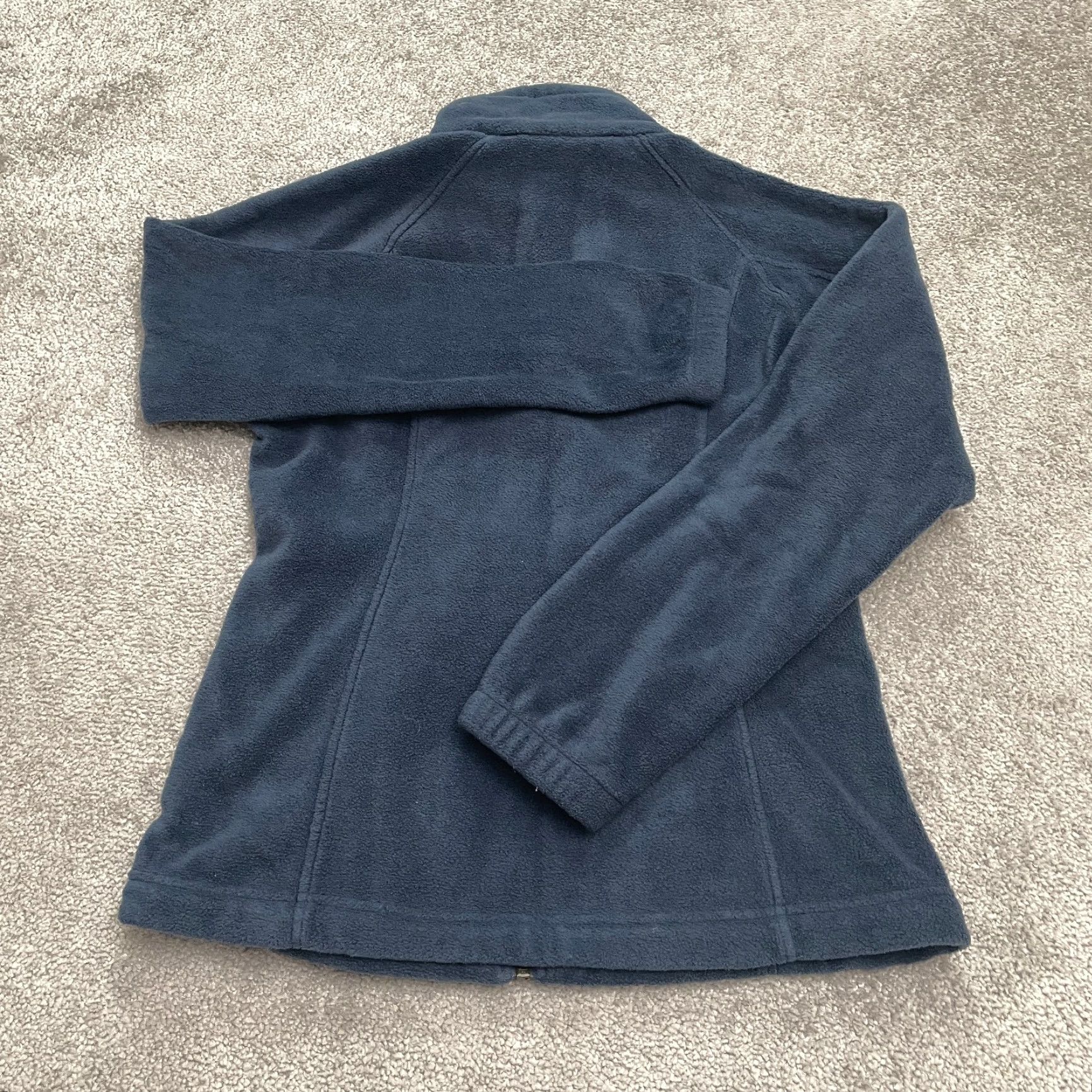 Vintage Columbia Jacket Womens Small Blue Benton Springs Full Zip Pockets Fleece Outdoor Casual Spring Fall Winter Outdoors Size S / US 4 / IT 40 - 2 Thumbnail