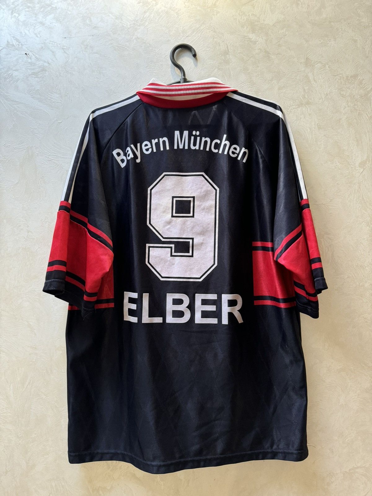 Adidas × Vintage Bayern Munich Munchen 1997 Elber Home Soccer Jersey Shirt Size US L / EU 52-54 / 3 - 7 Thumbnail