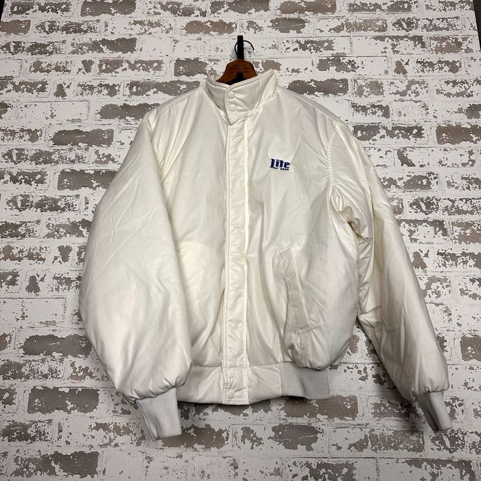 Vintage Vintage Miller Lite Beer Jacket USA Made Size Large Grailed