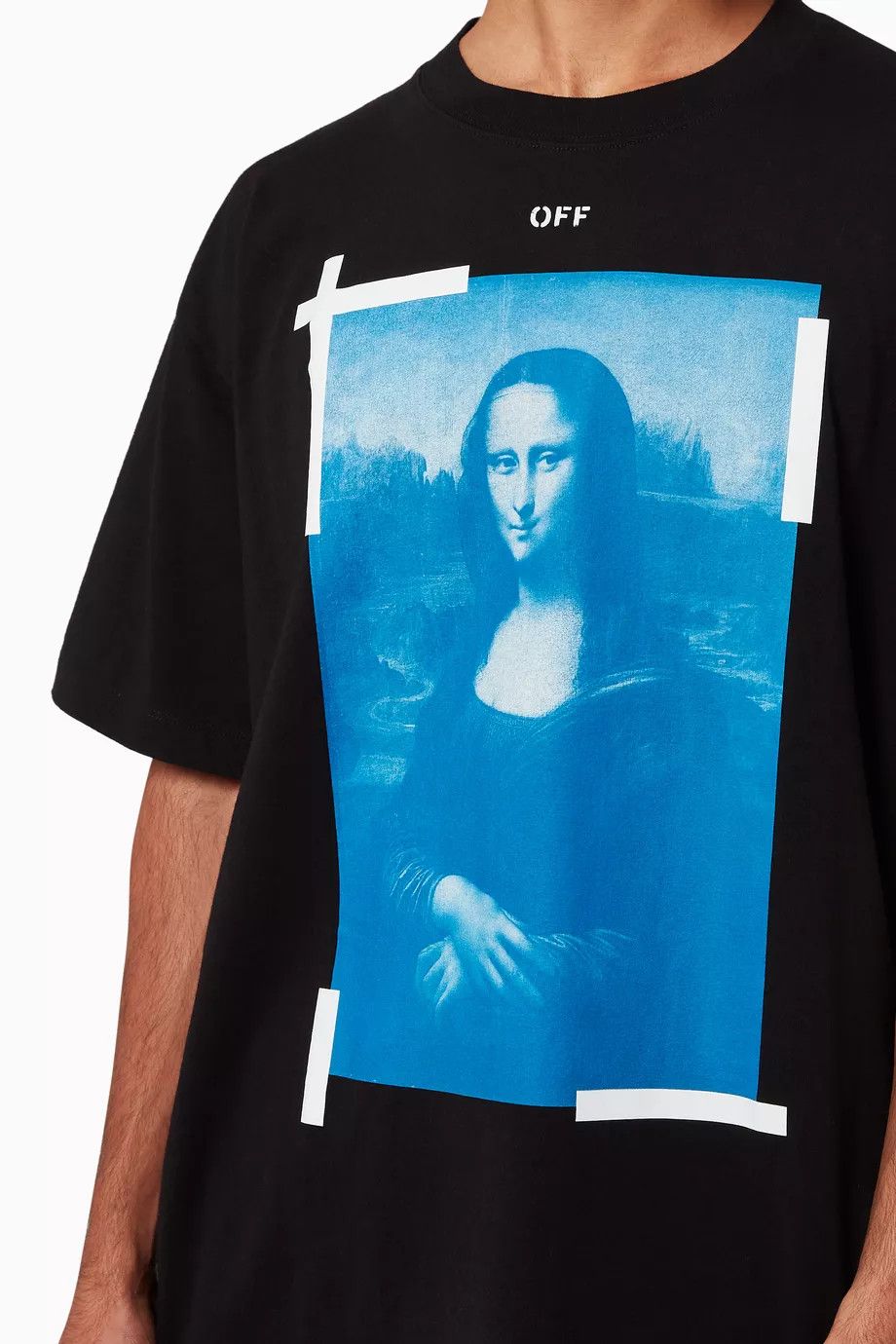 Off-White Black Mona Lisa Arrows Oversized T-Shirt Size US M / EU 48-50 / 2 - 3 Thumbnail