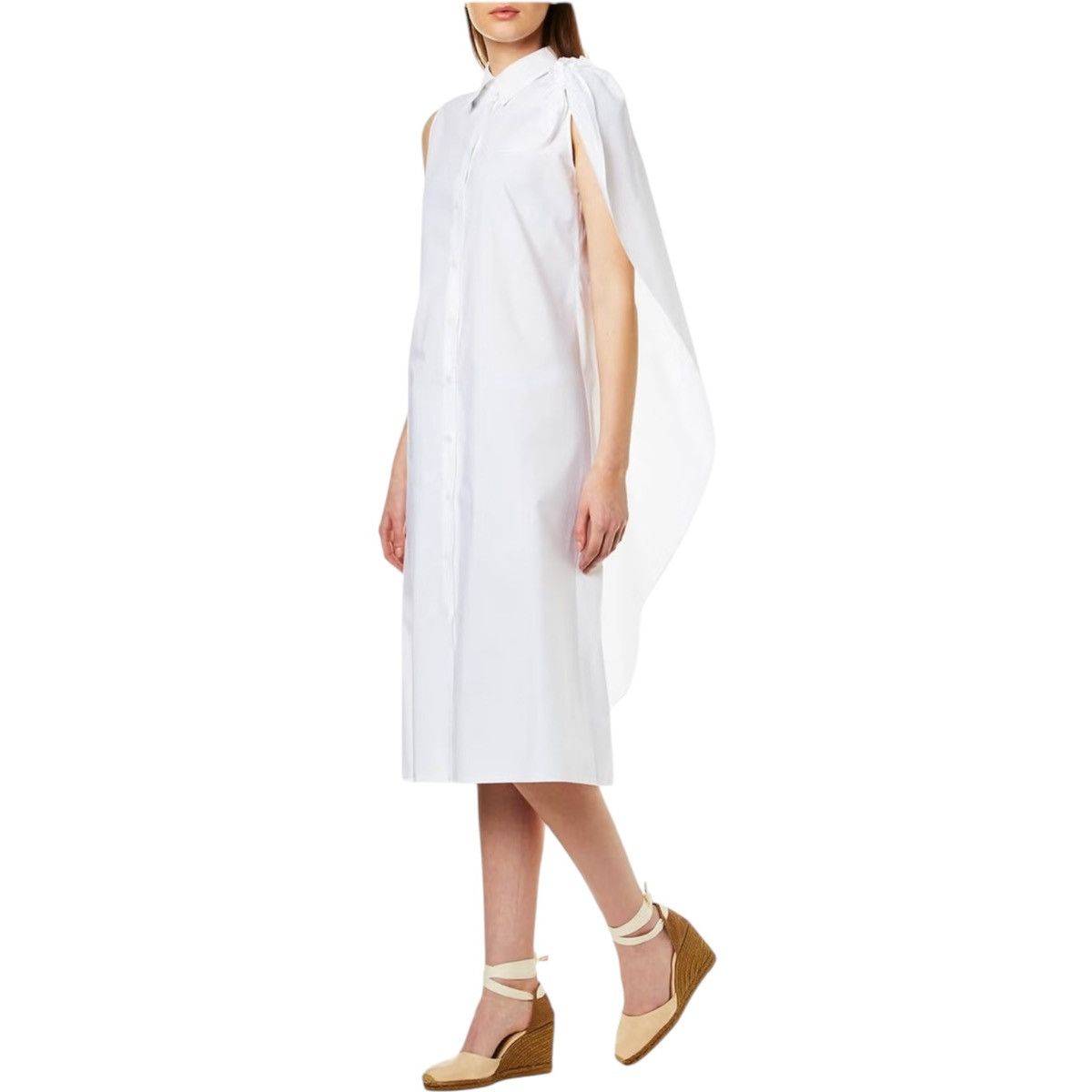 Maison Margiela MM6 Midi Dress With Tie Cape Size M / US 6-8 / IT 42-44 - 11 Thumbnail