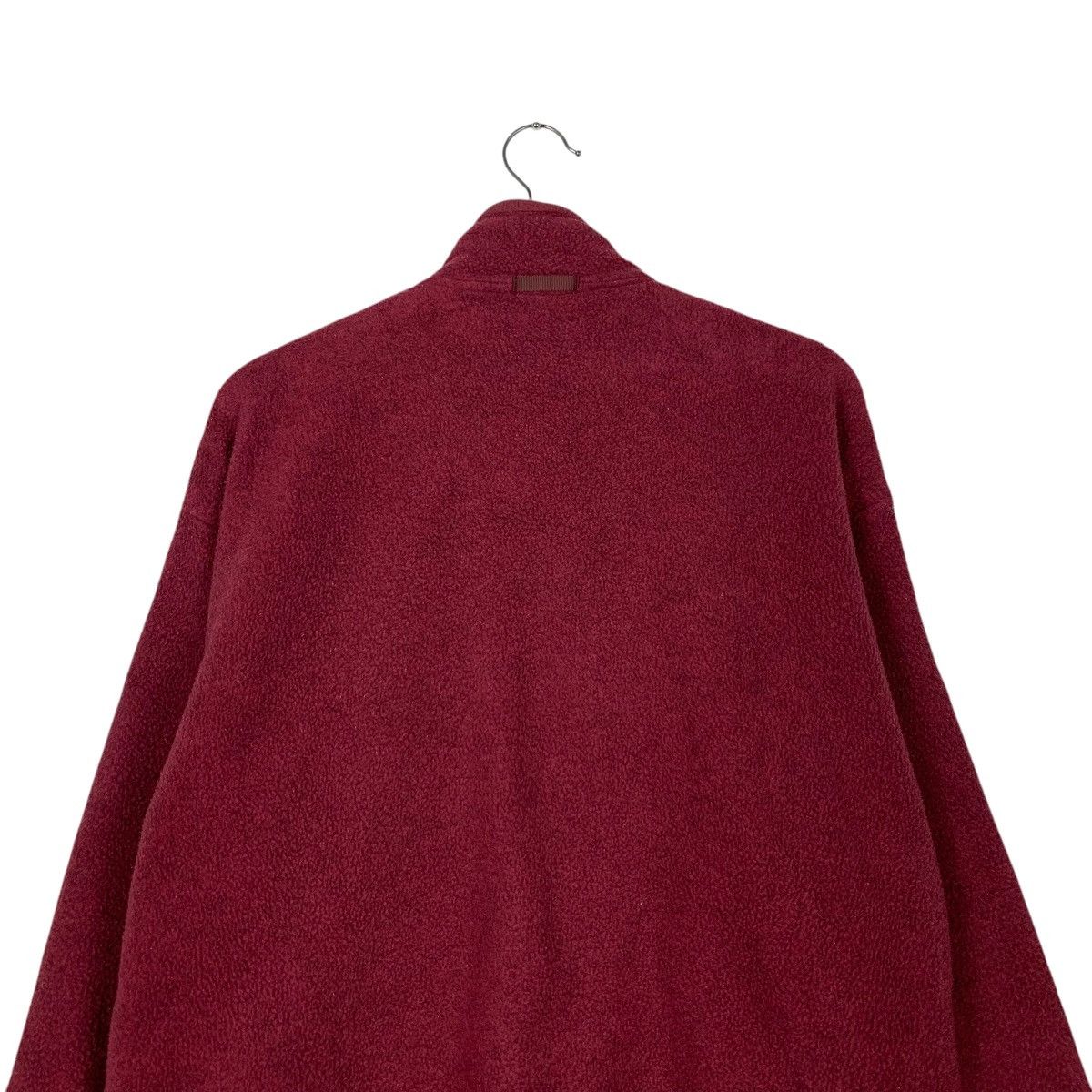 Adidas 90’s ADIDAS Embroidery Logo Maroon Fleece Jacket #2091-C91 Size US L / EU 52-54 / 3 - 8 Thumbnail