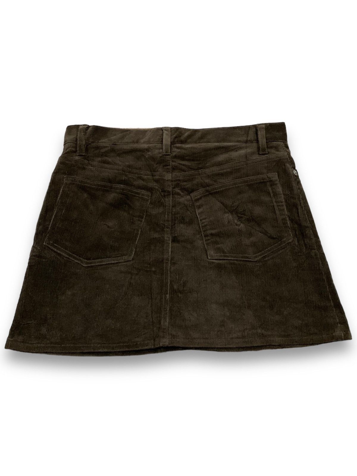Jil Stuart Vintage Jill Stuart Button Fly Velvet Corduroy Mini Skirt Size 27" / US 4 / IT 40 - 2 Thumbnail