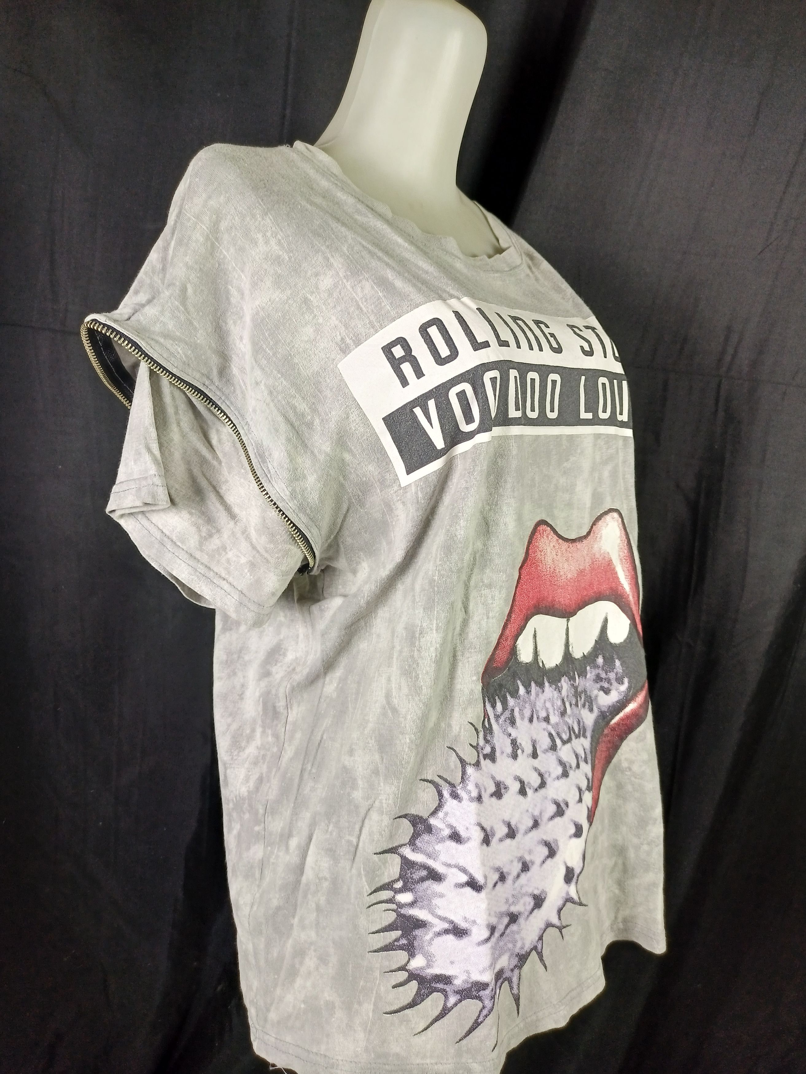 Band Tees × The Rolling Stones × Vintage HONEYCUBE The Rolling Stones Voodoo Lounge Tee Shirt Size XS / US 0-2 / IT 36-38 - 3 Thumbnail