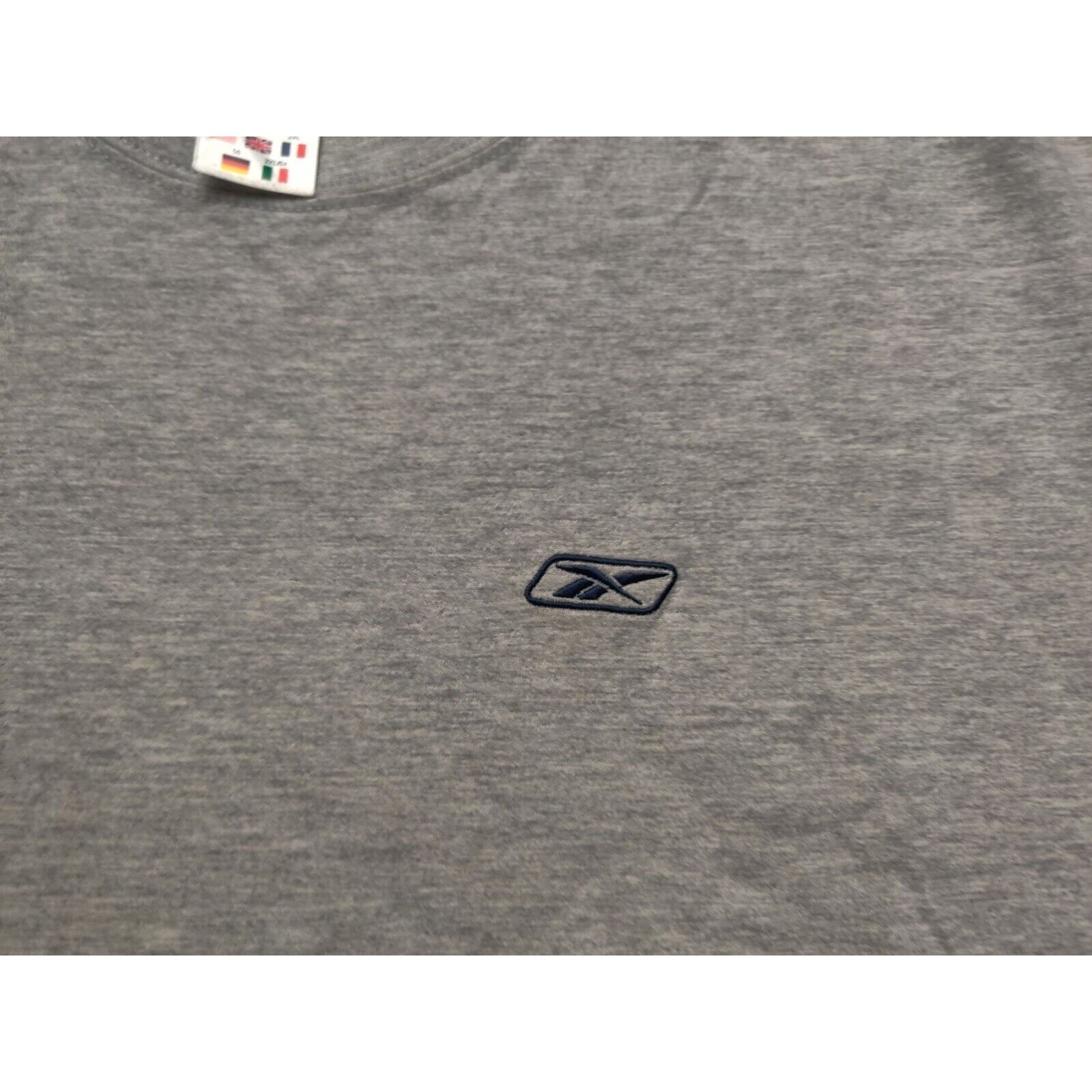 Reebok Reebok Shirt Adult Mens XL Solid Gray Embroidered Logo Size US XL / EU 56 / 4 - 2 Thumbnail