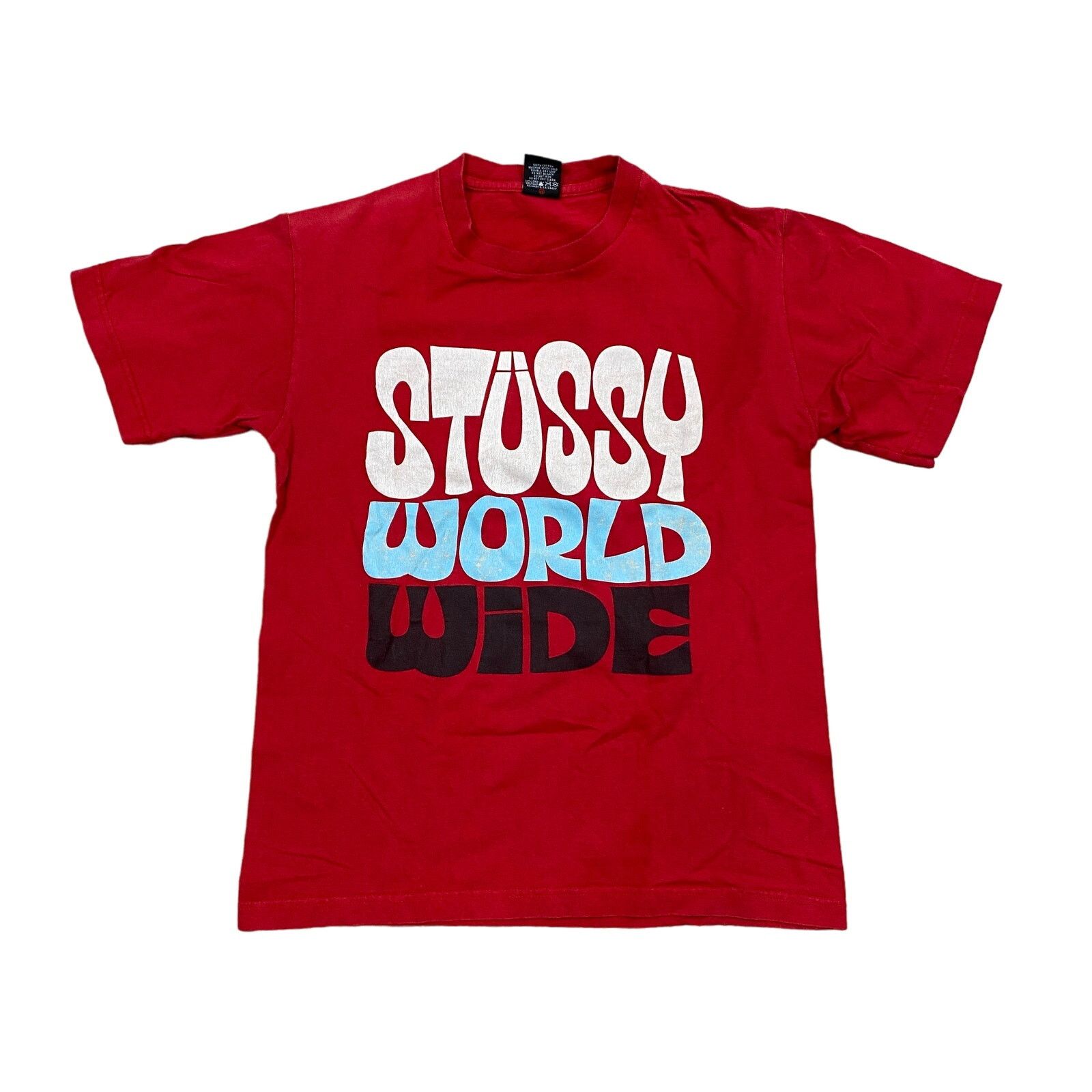 Stussy 80's STUSSY big league world tribe tee | Grailed