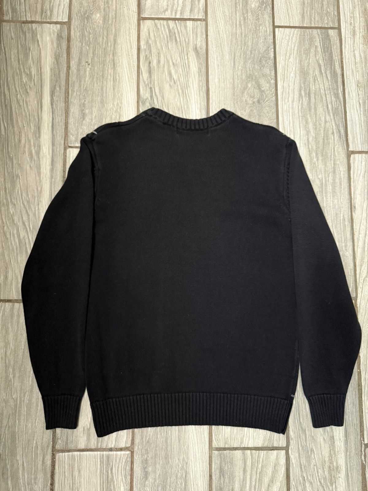 Oscar De La Renta Oscar De La Renta Men’s Crewneck Sweater Black/Grey Size US M / EU 48-50 / 2 - 3 Thumbnail