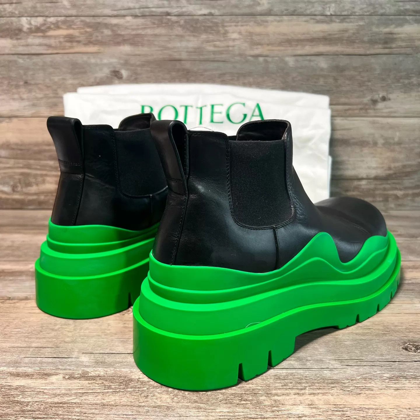 Bottega Veneta Bottega Veneta Rail Green Sole Chelsea Boots 42 97 New Size US 9 / EU 42 - 3 Thumbnail