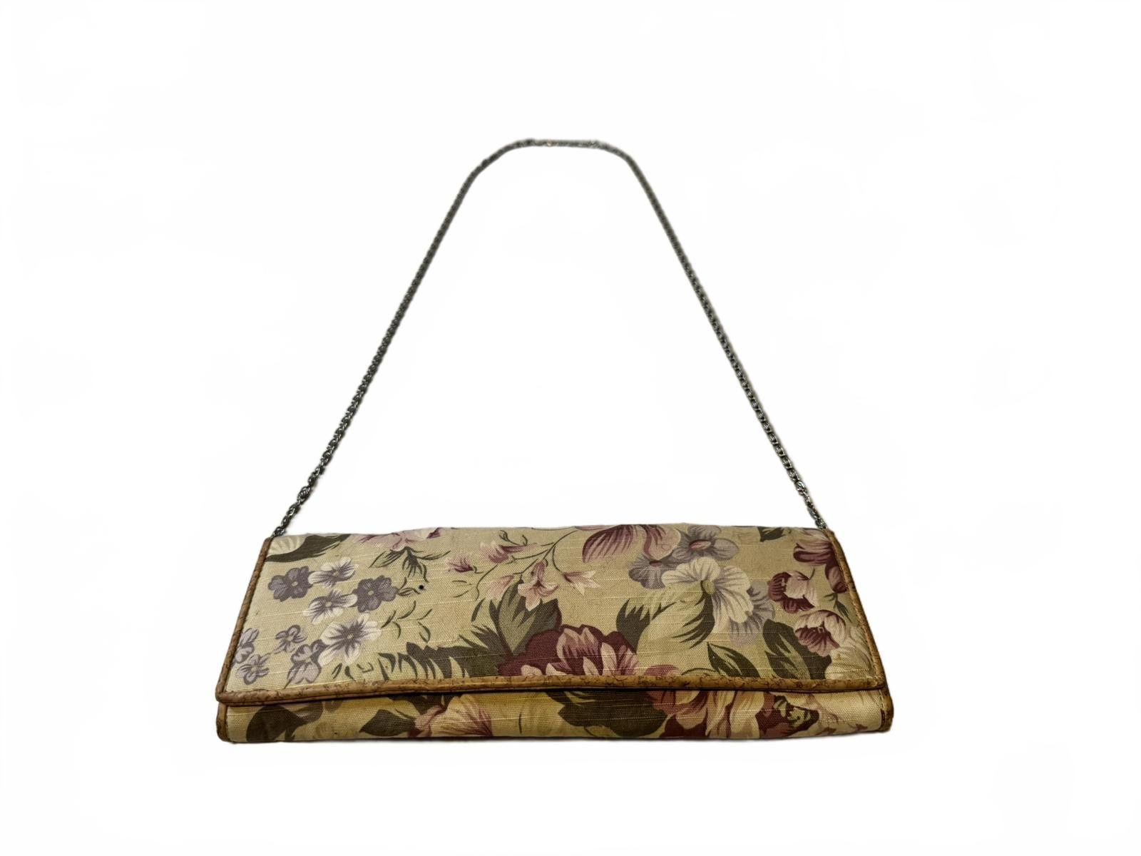 Aldo Aldo Floral Print Clutch with Chain Strap Size ONE SIZE - 1 Thumbnail