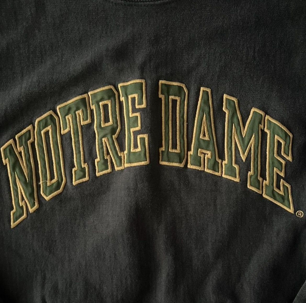 Steve And Barrys Vintage Notre Dame Crewneck Sweatshirt XL Navy Size US L / EU 52-54 / 3 - 5 Thumbnail