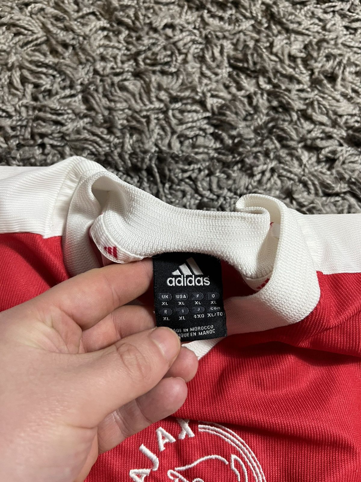 Adidas ADIDAS AJAX 2002/03 SOCCER TRIKOT FOOTBALL JERSEY Size US XL / EU 56 / 4 - 7 Thumbnail