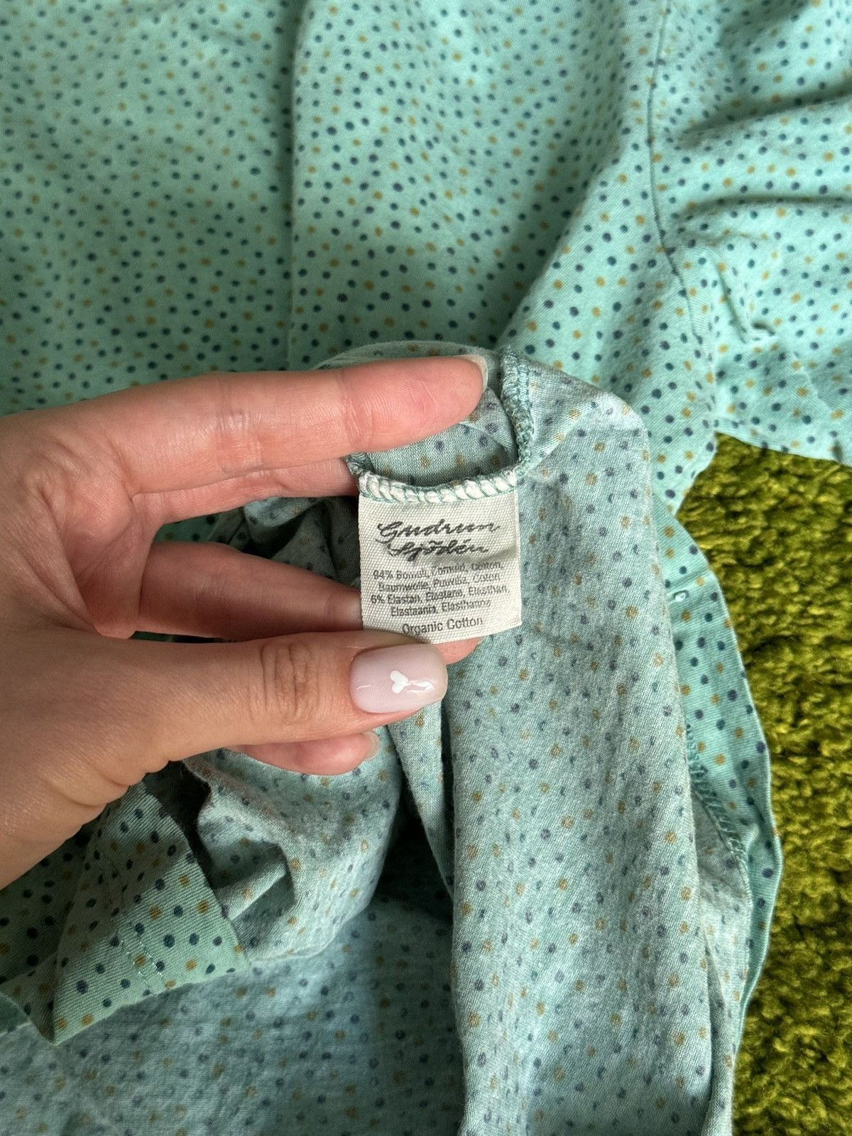 Designer Gudrun Sjoden avant garde polka dot t-shirt Size L / US 10 / IT 46 - 5 Thumbnail
