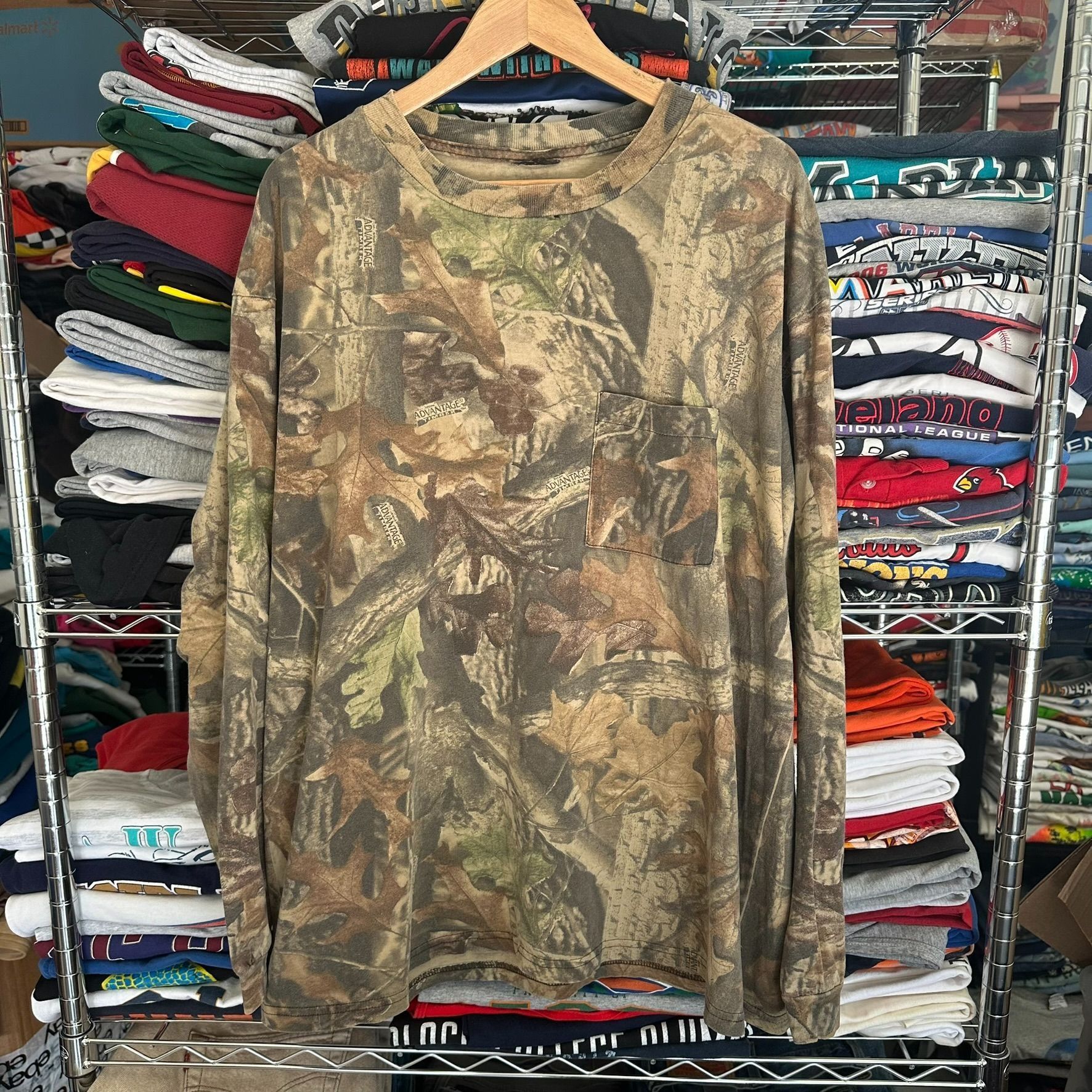 Realtree Vintage 90s Realtree Camo T-Shirt Long Sleeve Grunge Gorpcor Size US XL / EU 56 / 4 - 1 Thumbnail