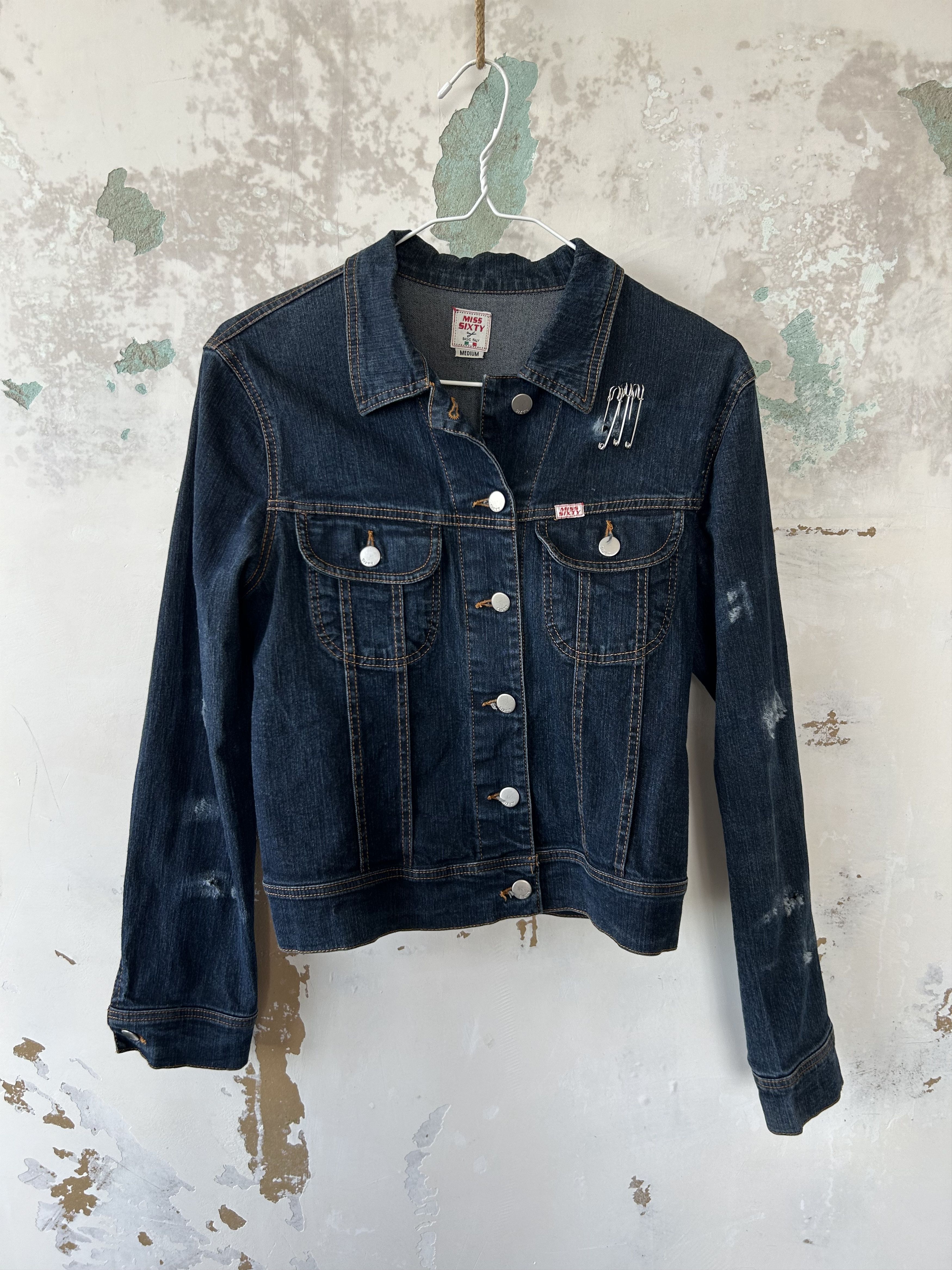 Miss Sixty × Vintage Vintage Miss Sixty denim jacket with fur 2000s y2k Size M / US 6-8 / IT 42-44 - 1 Thumbnail