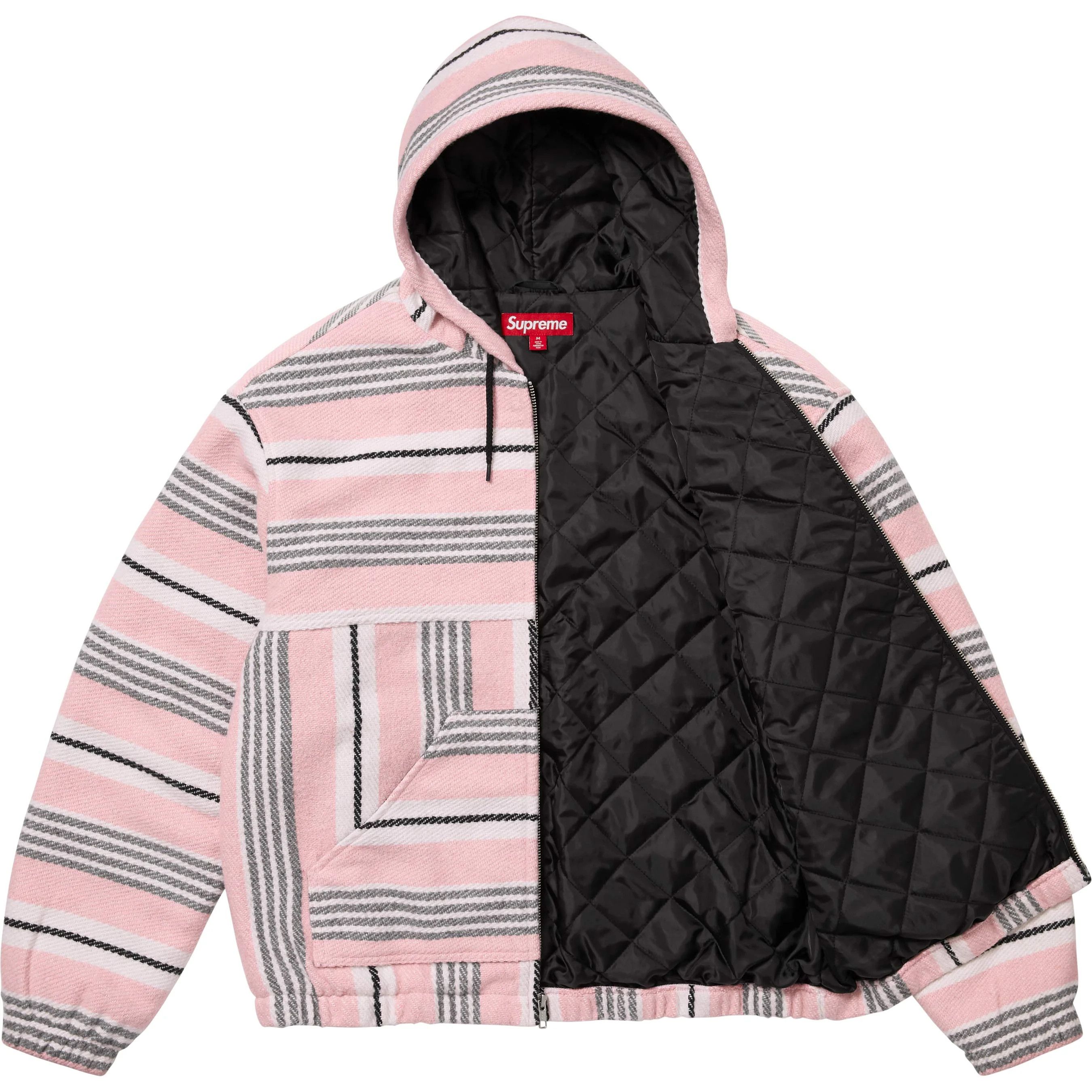 Supreme Supreme Woven Stripe Hooded Jacket Size US S / EU 44-46 / 1 - 2 Thumbnail