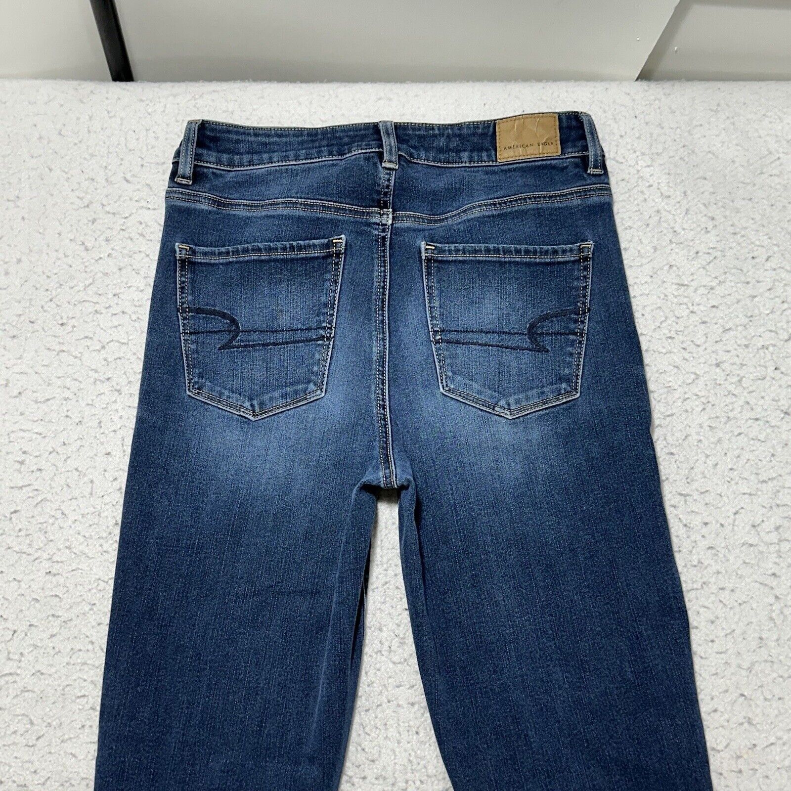 American Eagle Outfitters American Eagle 4 L Skinny Leg Jeans 360 Next Level Stretch Size 27" / US 4 / IT 40 - 8 Thumbnail