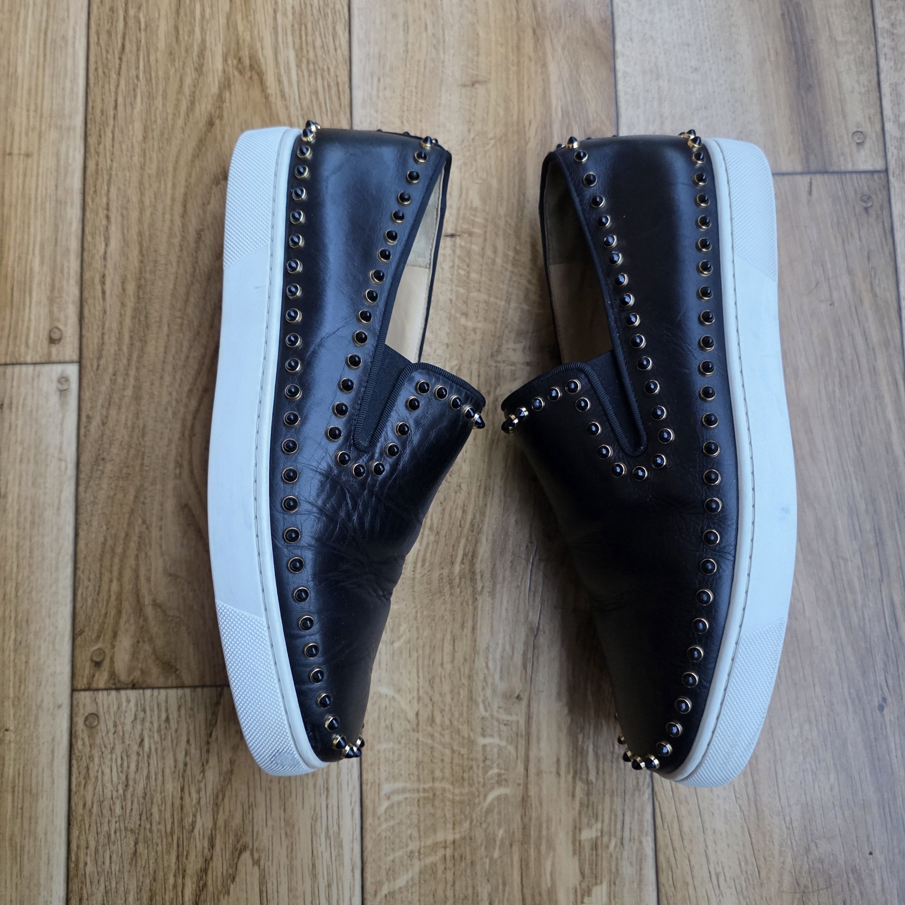 Christian Louboutin CHRISTIAN LOUBOUTIN BOAT STUDDED SNEAKERS Size US 9.5 / EU 42-43 - 10 Thumbnail