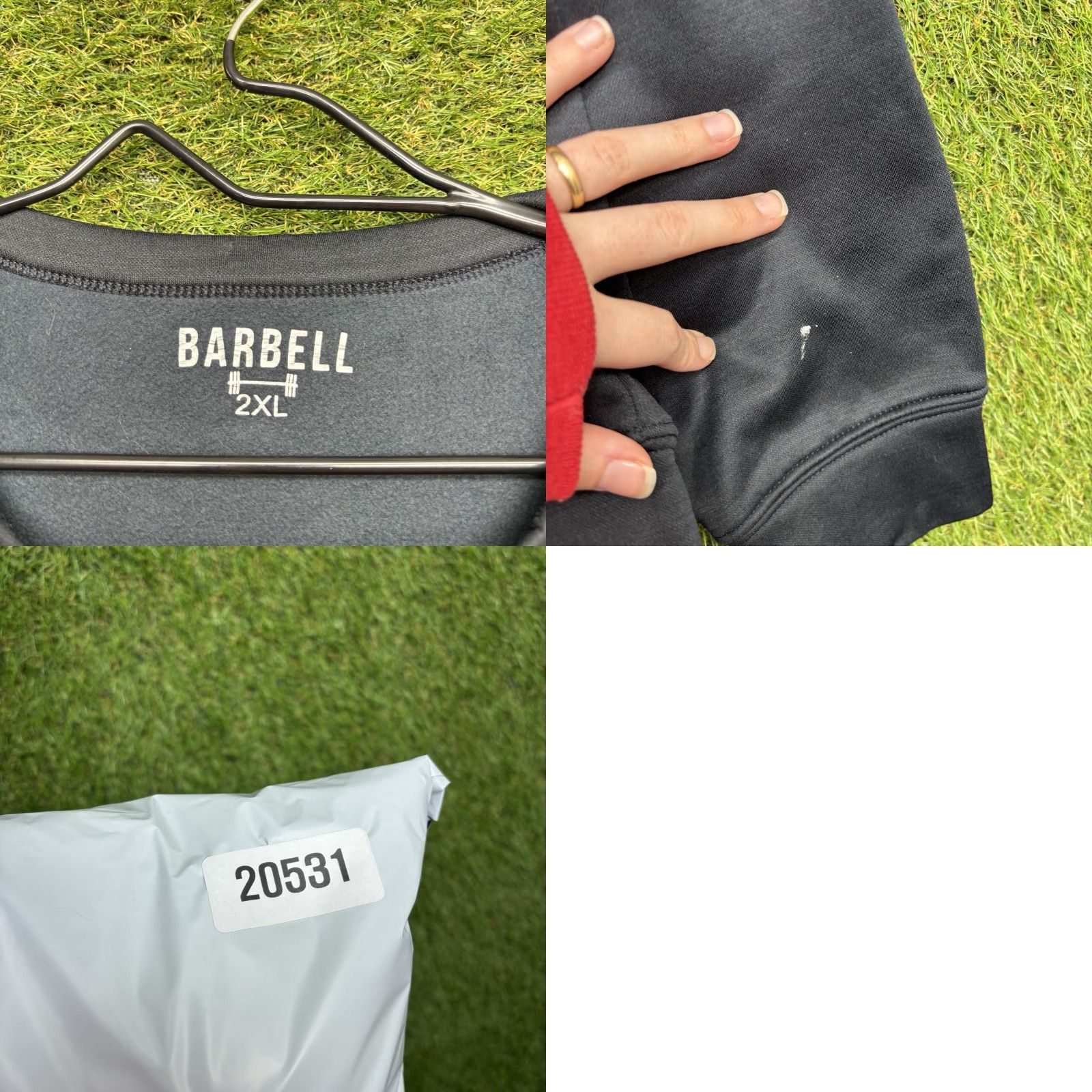 Vintage BARBELL BARBELL Sweatshirt Mens 2XL Crucial Pullover Therma Fit Gym Workout Size US XXL / EU 58 / 5 - 8 Thumbnail