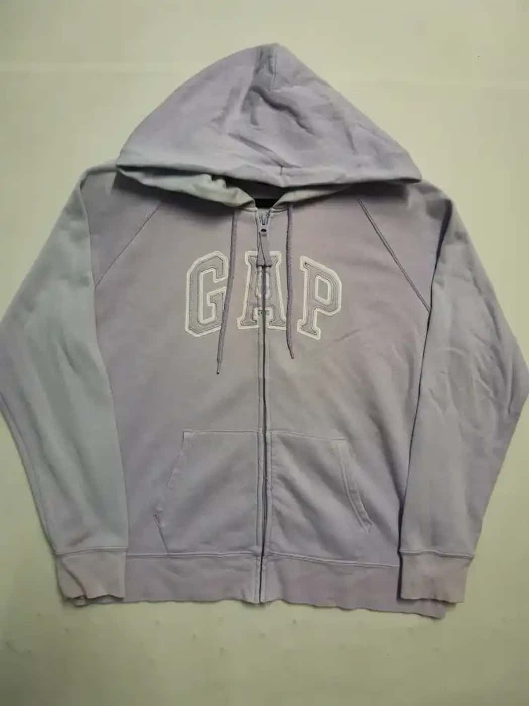 Gap Vintage GAP Big Logo Zipper Hoodie Size US XL / EU 56 / 4 - 1 Thumbnail
