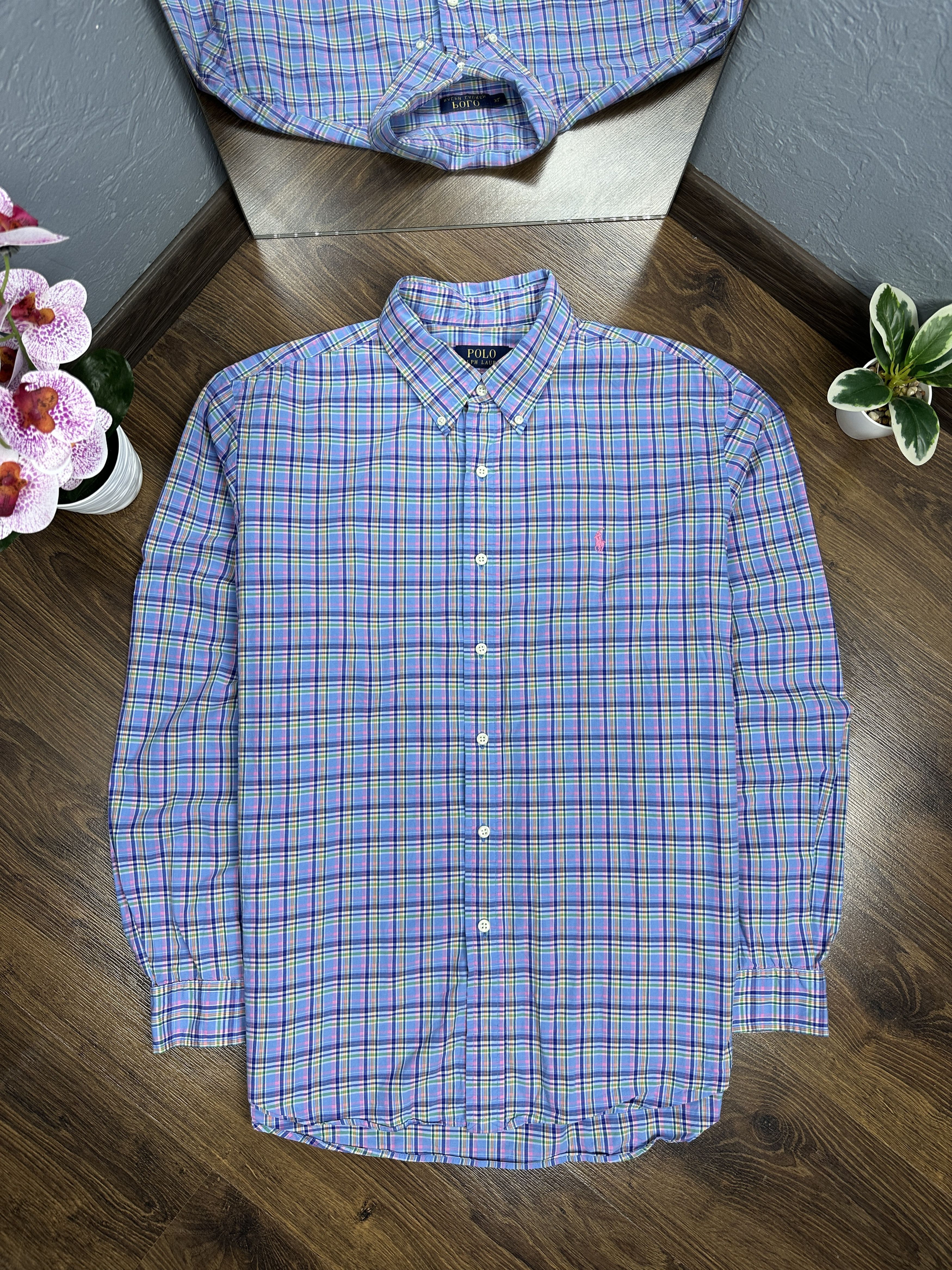 Polo Ralph Lauren Polo Ralph Lauren vintage long sleeve plaid shirt y2k Size US XL / EU 56 / 4 - 1 Thumbnail