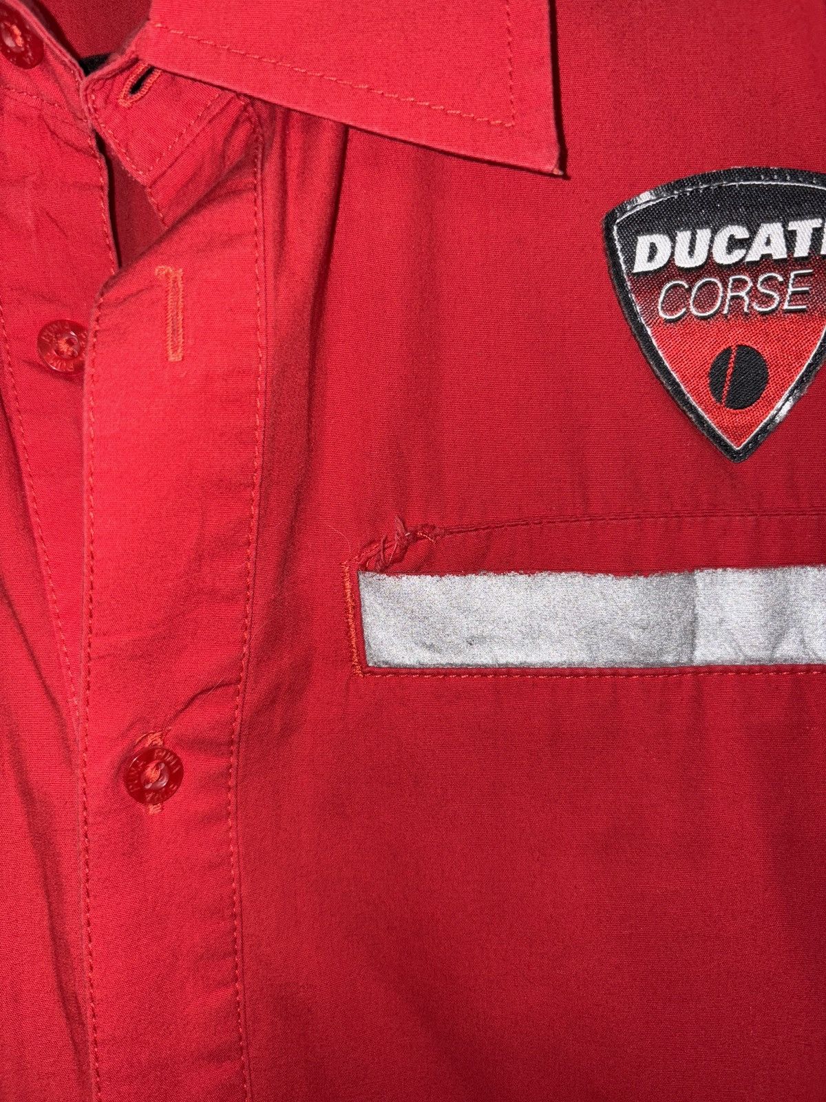 Puma × Vintage 📍 RED VINTAGE PUMA RACING BUTTON UP 📍 Size US XL / EU 56 / 4 - 4 Thumbnail