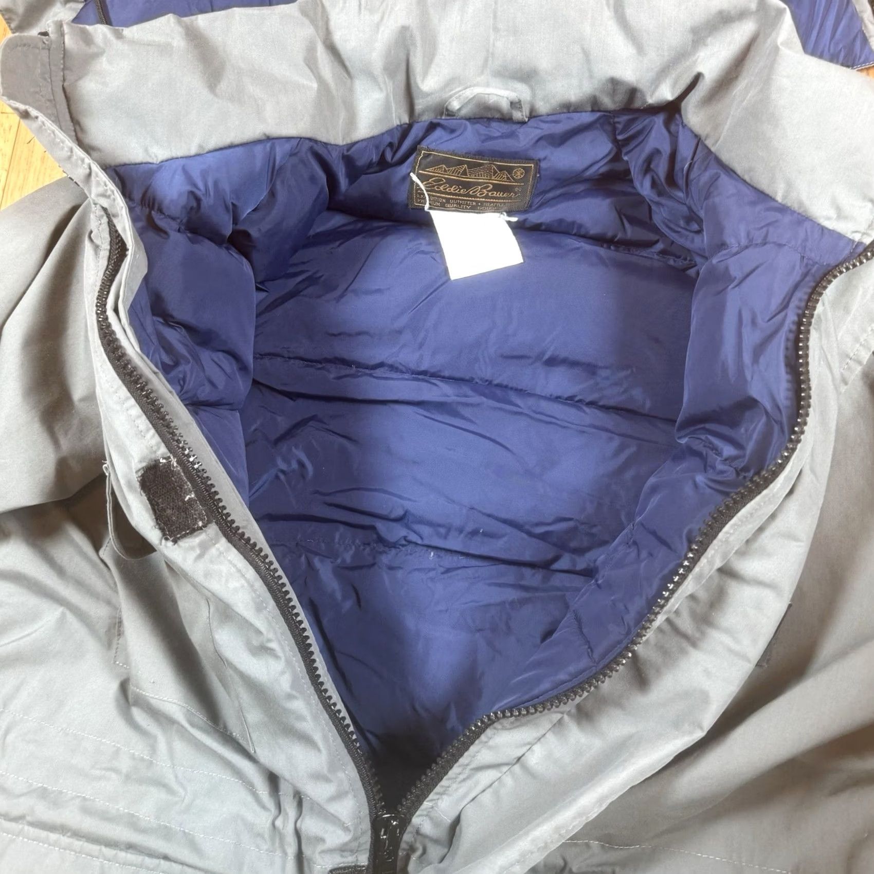 Eddie Bauer VINTAGE Eddie Bauer Jacket Mens L Goose Down Gore-Tex Grey Hooded Parka Size US L / EU 52-54 / 3 - 5 Thumbnail
