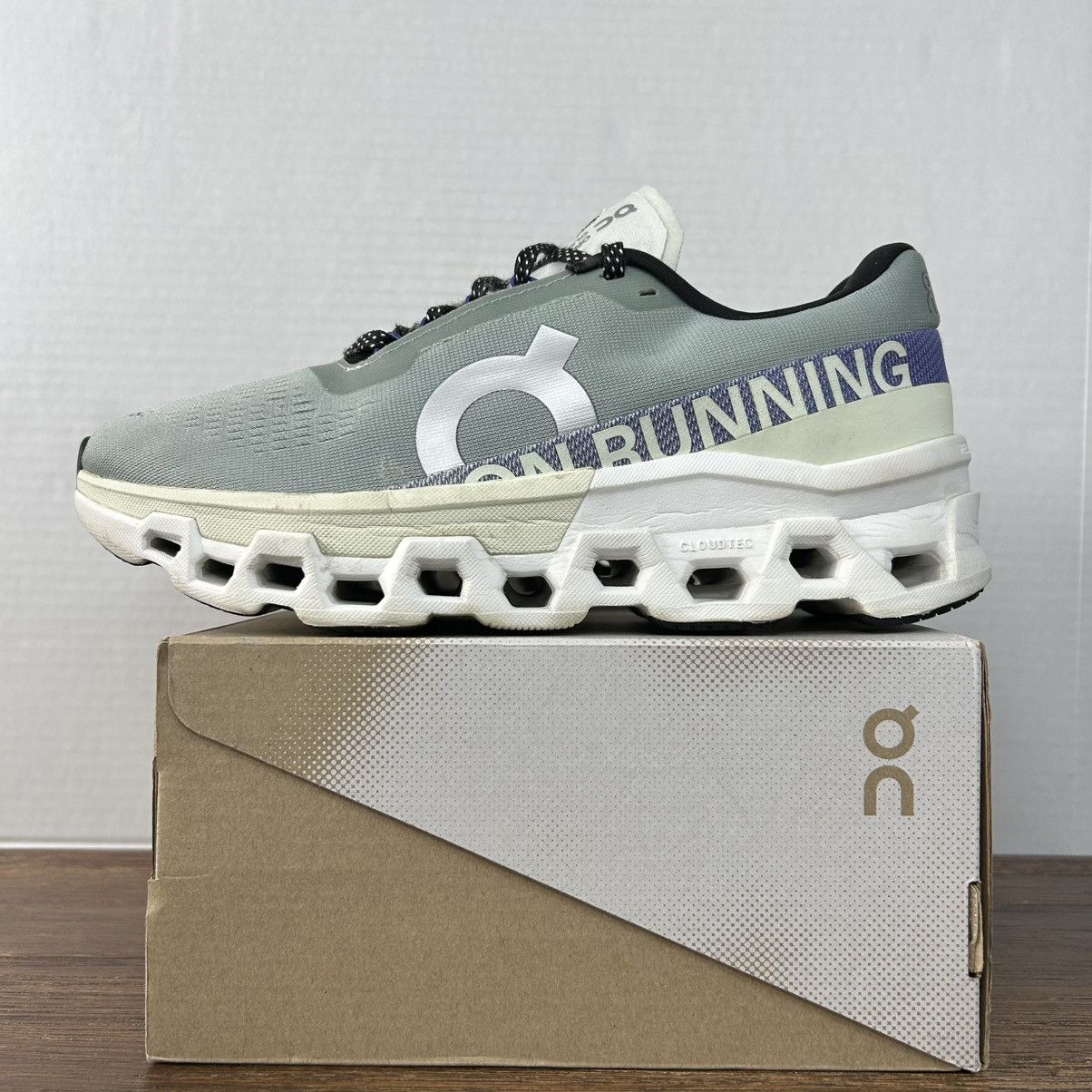On On Running Cloudmonster 2 Gray Athletic Shoes Size M9.5/W11 Size US 9.5 / EU 42-43 - 2 Thumbnail