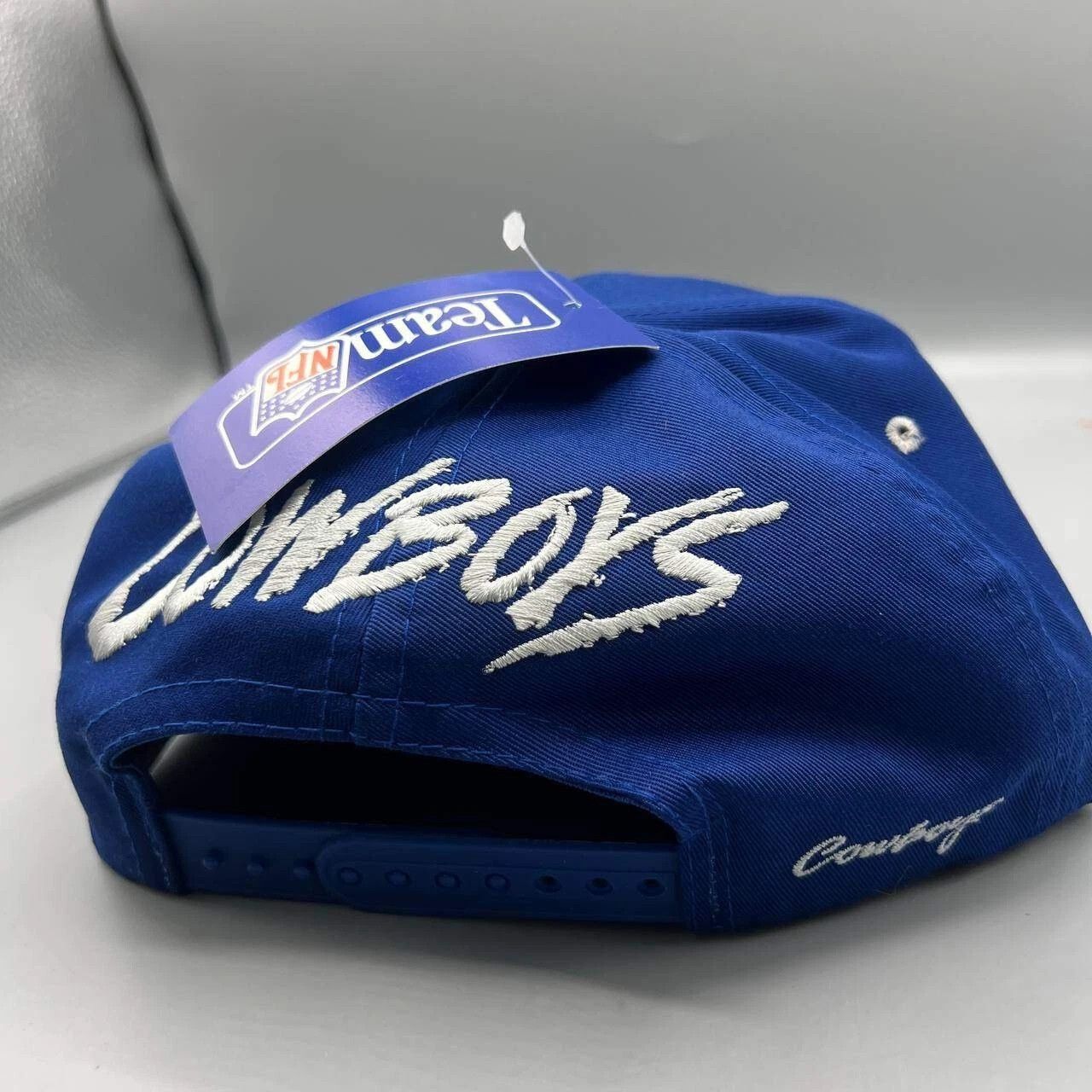 Other × Vintage Dallas Cowboys Hat Men Blue Gray AJD NFL Snap Back Cap New Size ONE SIZE - 3 Thumbnail