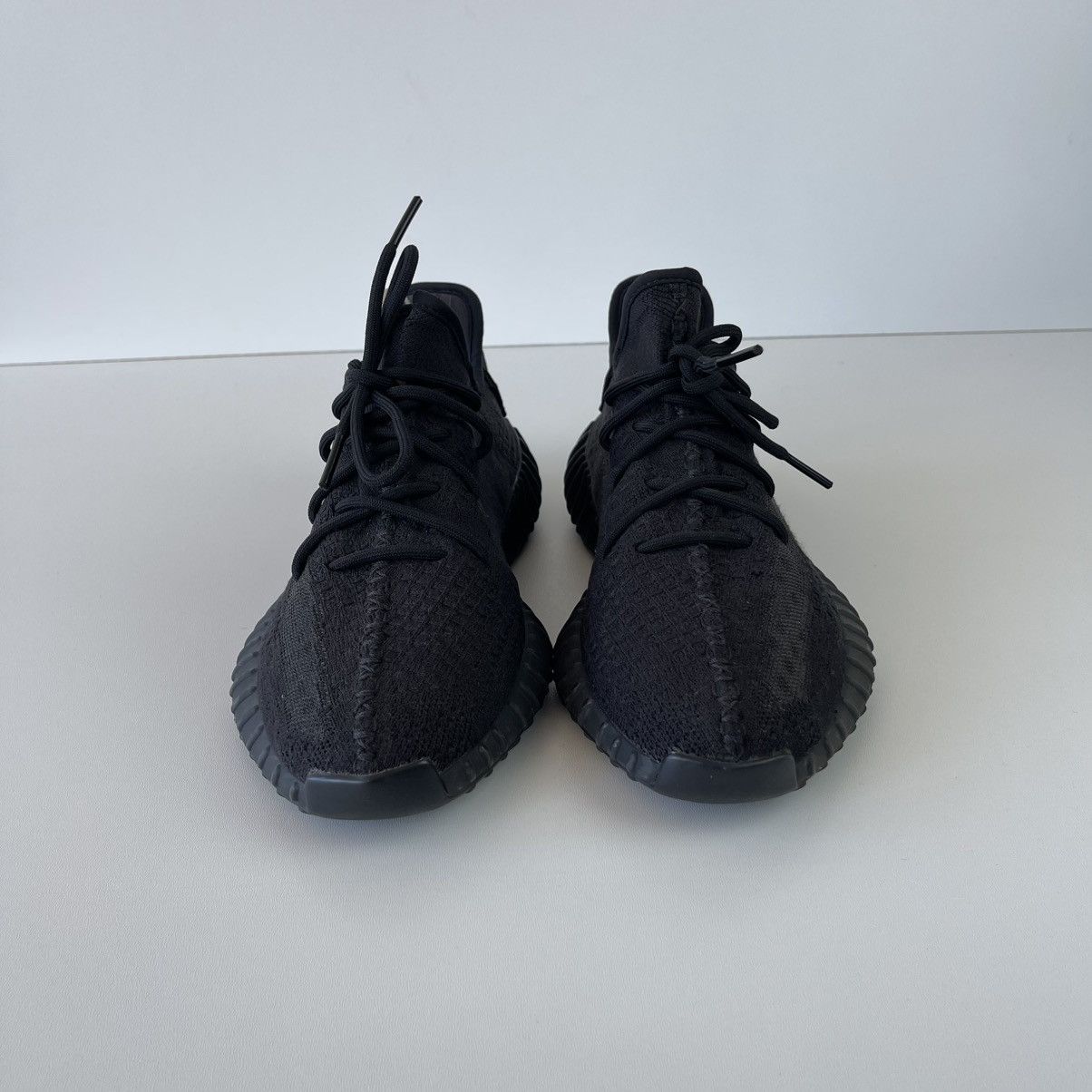 Adidas × Kanye West Adidas Yeezy 350 V2 Onyx Shoes Full Black HQ4540 Size US 10.5 / EU 43-44 - 3 Thumbnail