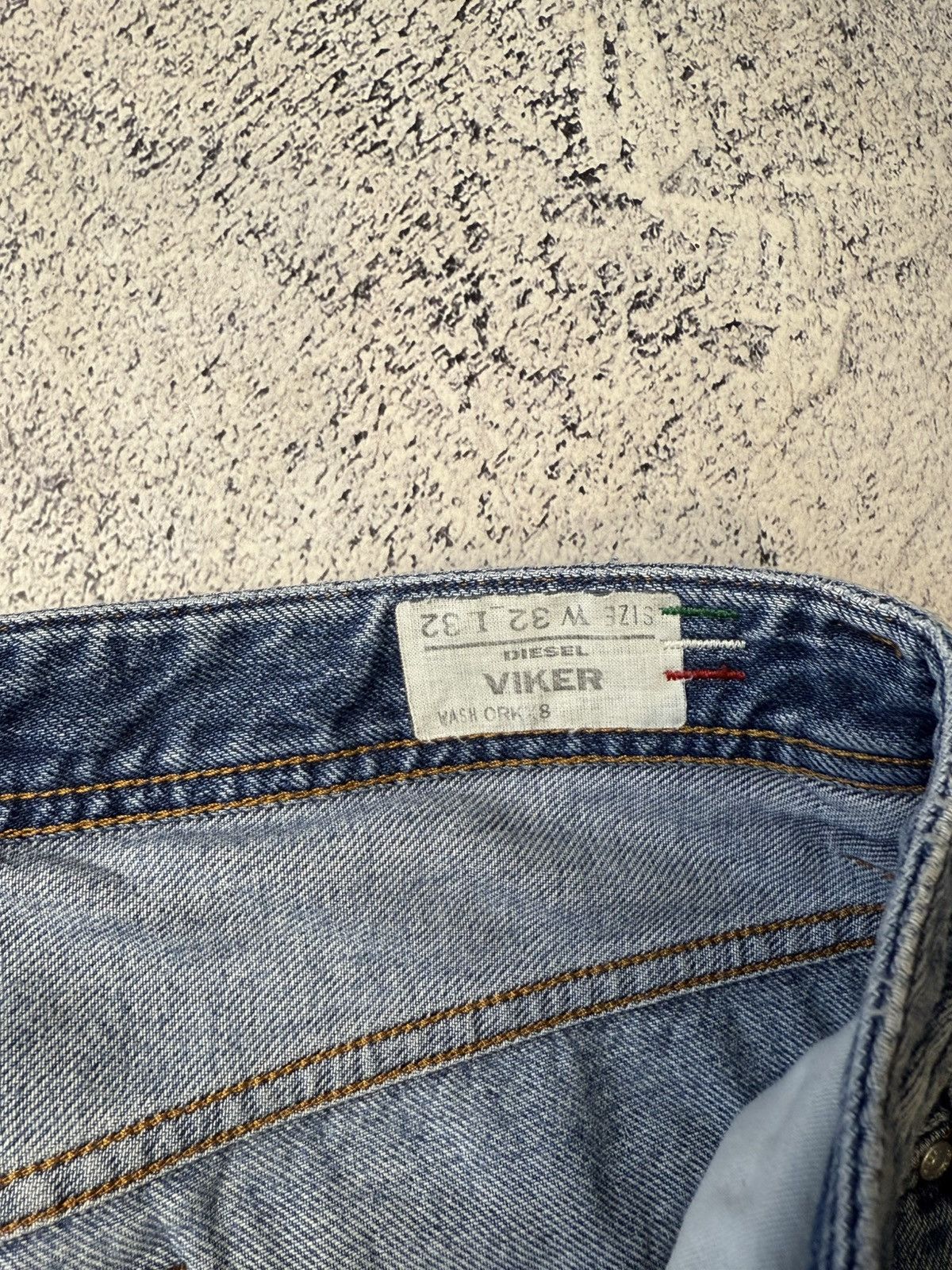 Diesel Men's Vintage Diesel Industry Distressed Faded Jeans Size 32 Size US 32 / EU 48 - 19 Thumbnail