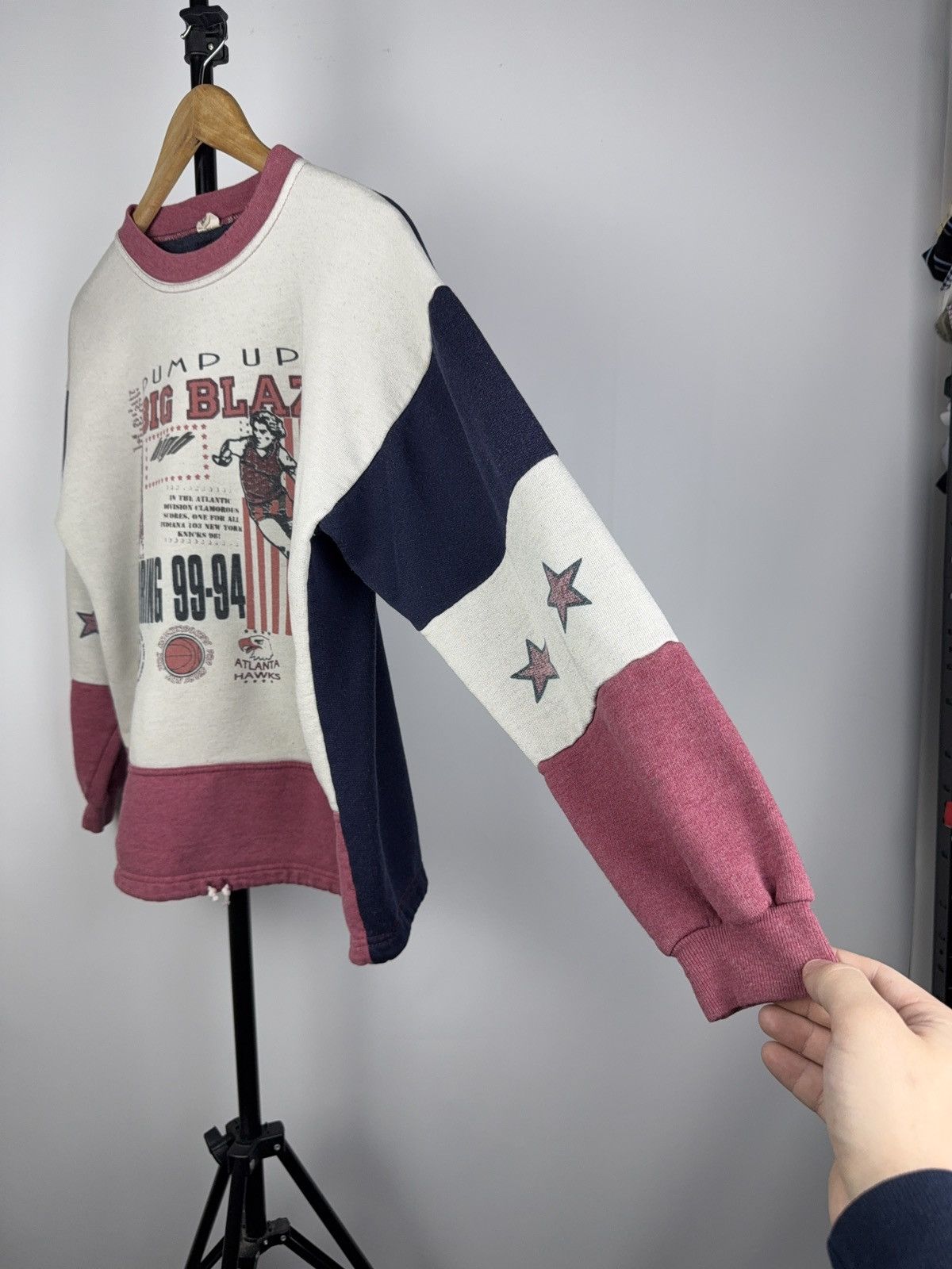 NBA × Vintage Vintage RARE 70-80s Atlanta Hawks Sweatshirt Size US S / EU 44-46 / 1 - 6 Thumbnail