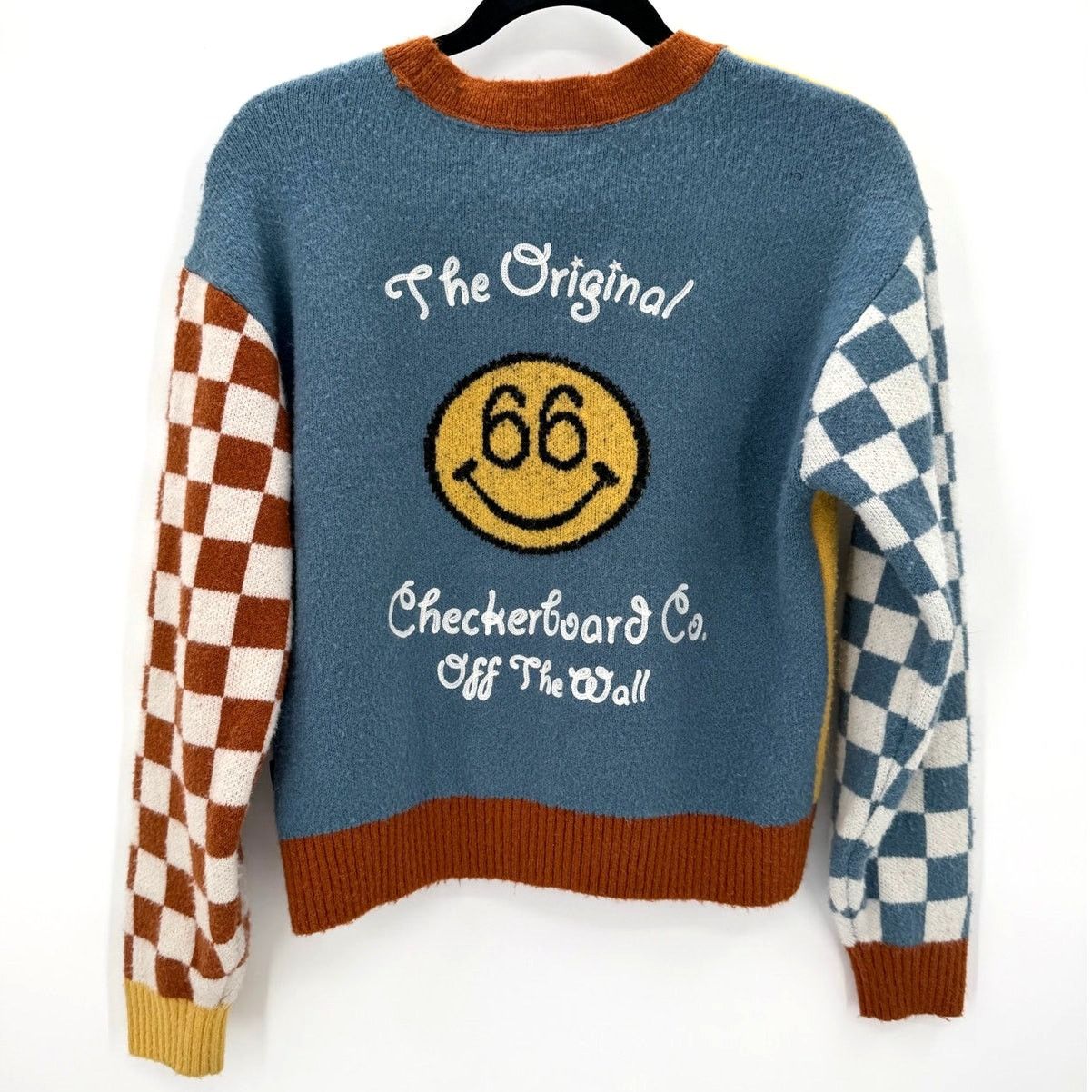Vans Vans Off The Wall Dusk Downer Checkered Cardigan Sweater Size XS / US 0-2 / IT 36-38 - 2 Thumbnail
