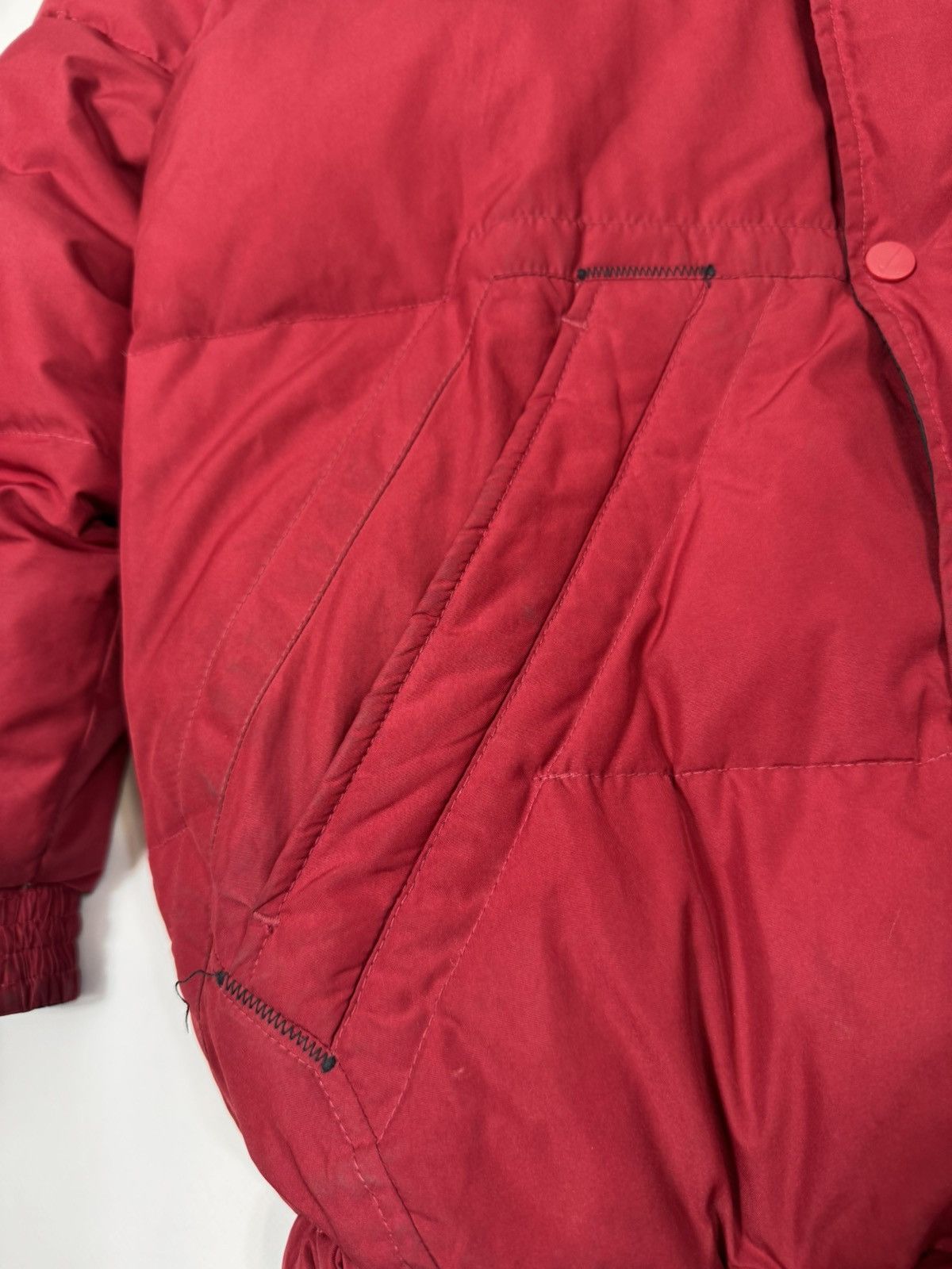 Nike Vintage 90s Nike Big Swoosh Puffer Down Jacket Size US S / EU 44-46 / 1 - 9 Thumbnail