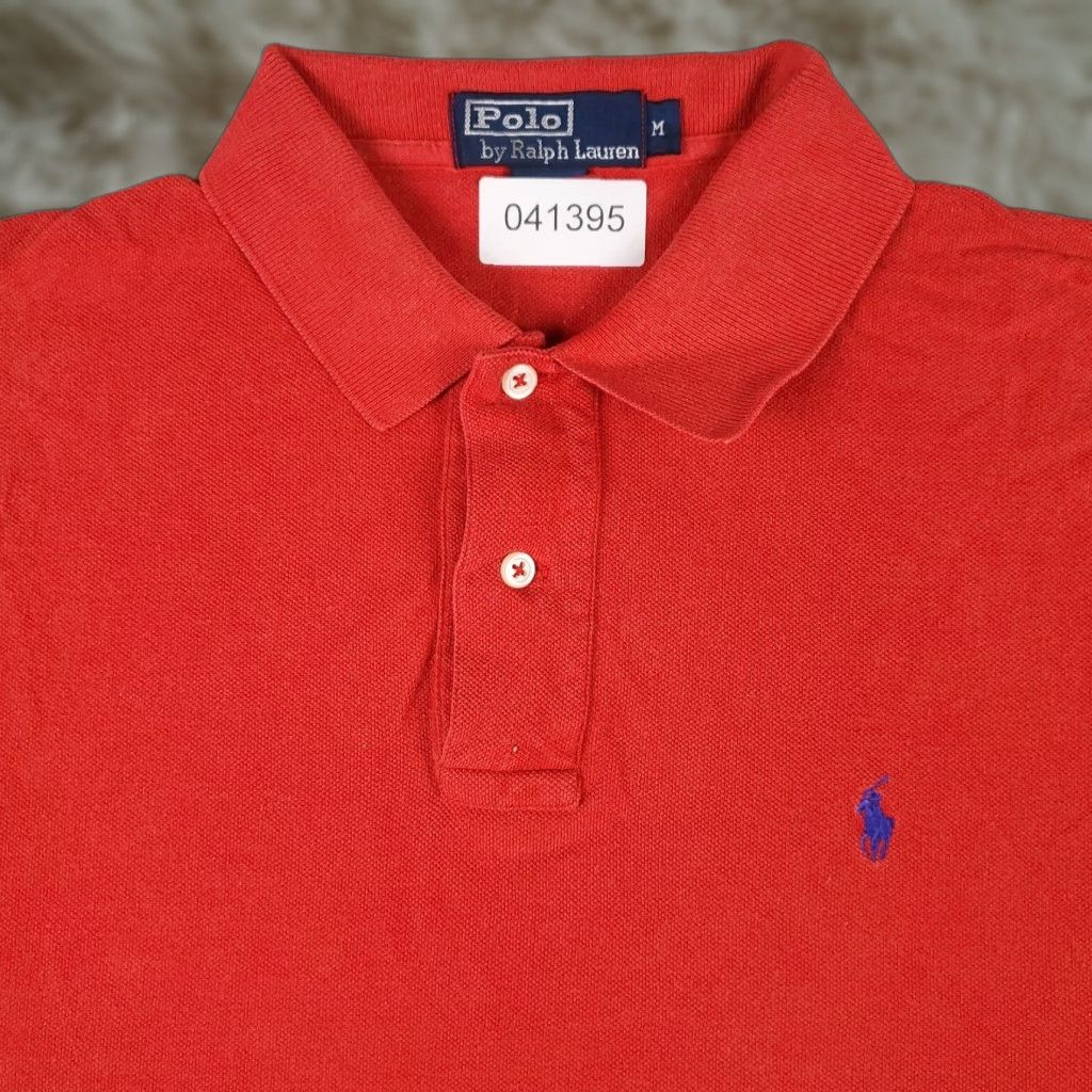Ralph Lauren Ralph Lauren Polo Shirt Mens Medium Red Pony Polo Shirt Regular Fit Short Sleeve Button Collared Casual Classic Preppy American Gear Mens Size US M / EU 48-50 / 2 - 1 Thumbnail