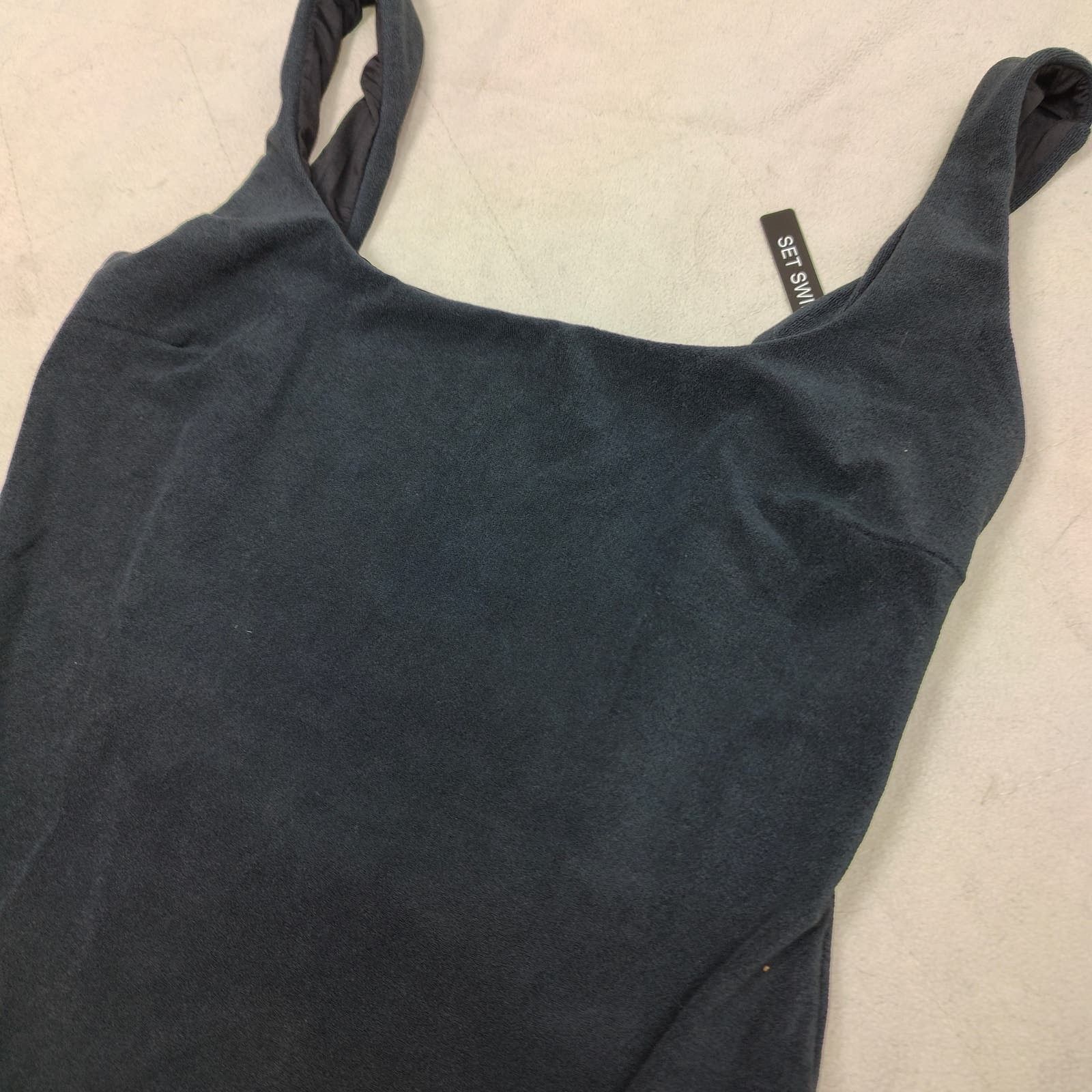 Other Set Active Swim One Piece Swimsuit Womens Medium Black Size ONE SIZE - 2 Thumbnail