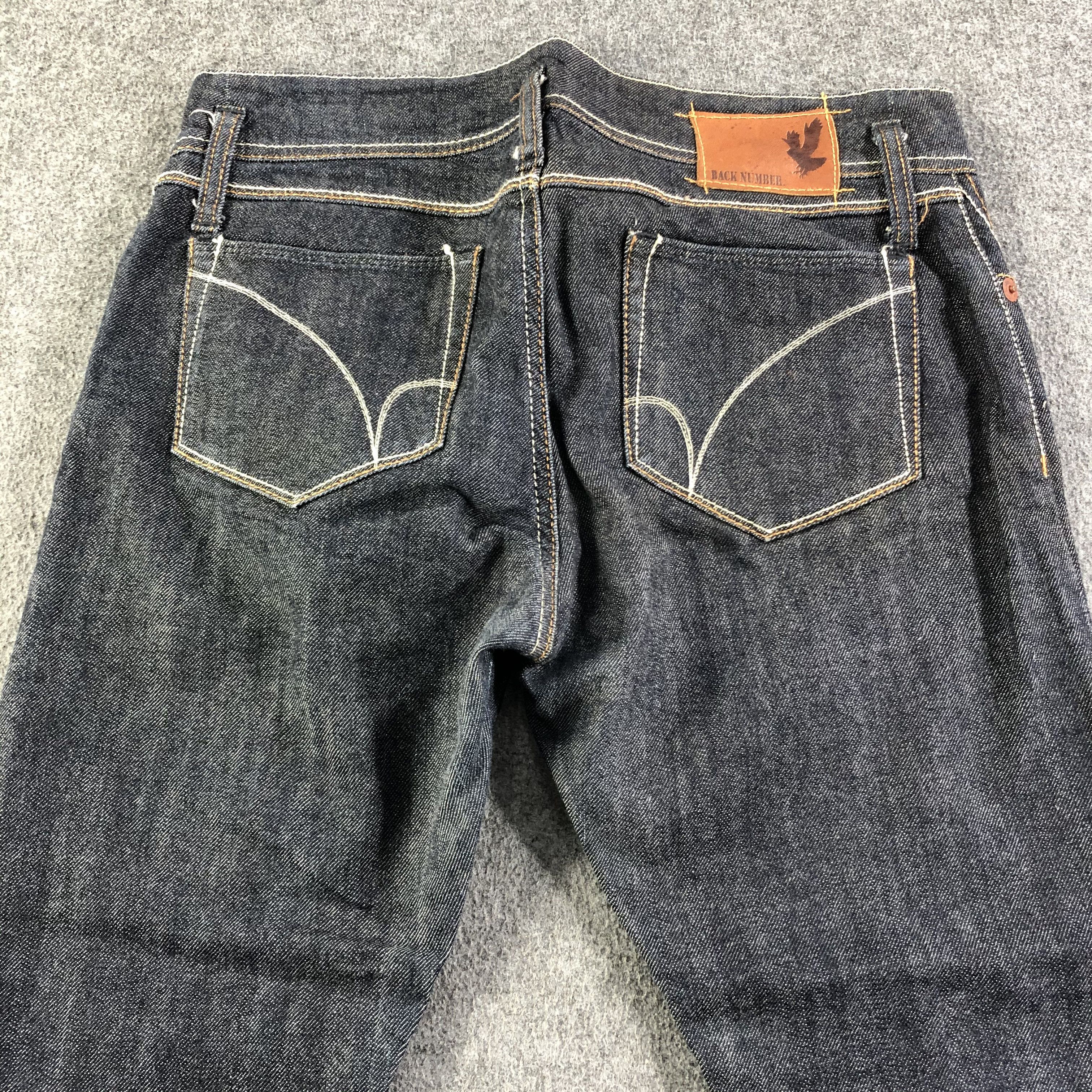 Japanese Brand Japanese Brand Back Number Redline Jeans-J2829 Size US 31 - 4 Thumbnail
