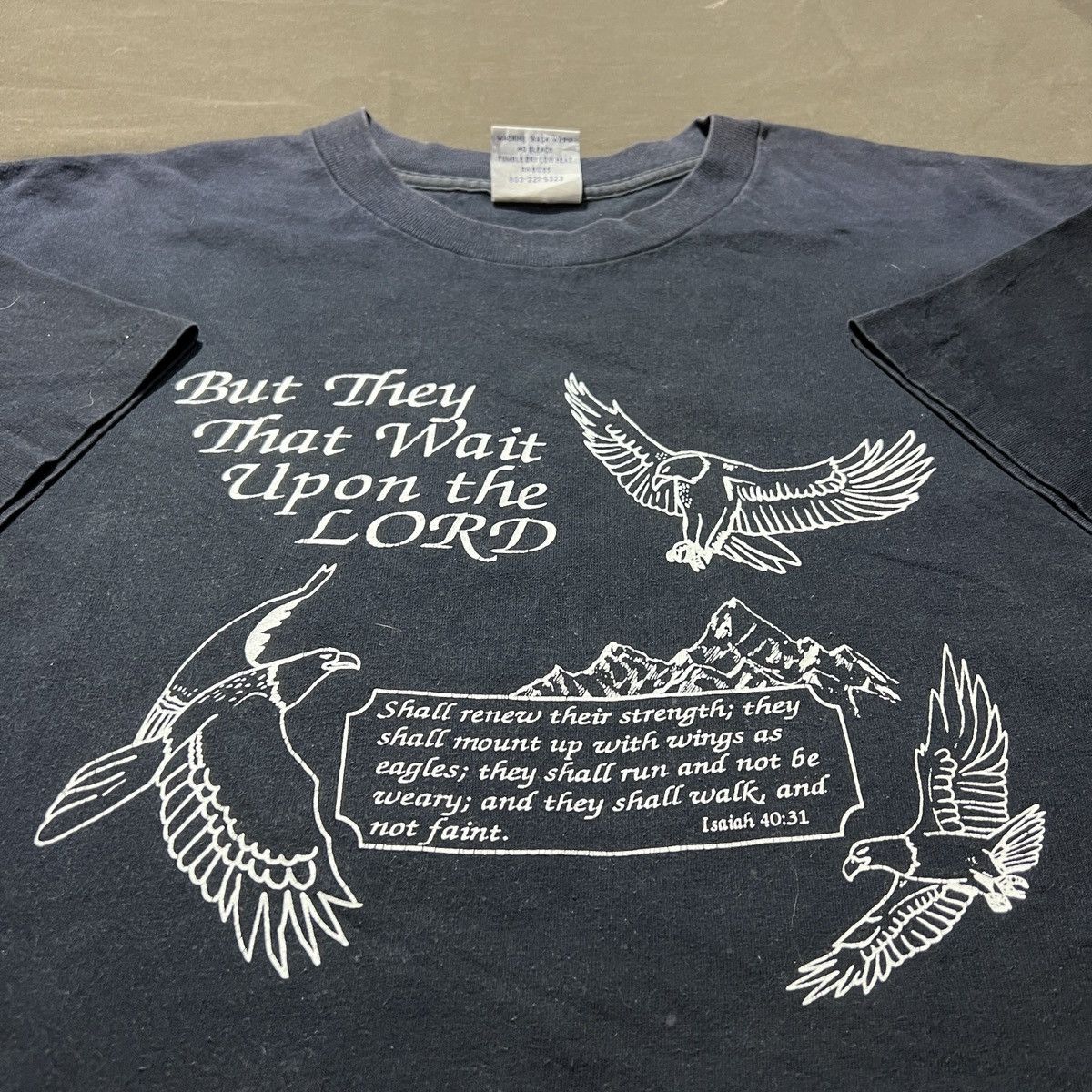 Vintage Vintage 90s God Jesus Bible Holy Tee 2XL graphic streetwear Size US XXL / EU 58 / 5 - 1 Thumbnail