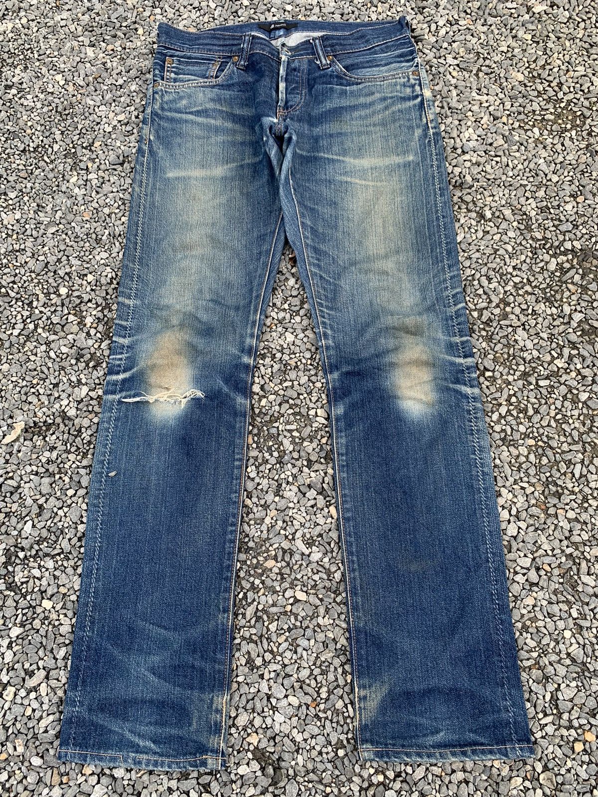 Kapital VINTAGE JOHNBULL SELVEDGE RUSTY JAPANESE DISTRESSED DENIM Size US 31 - 2 Thumbnail