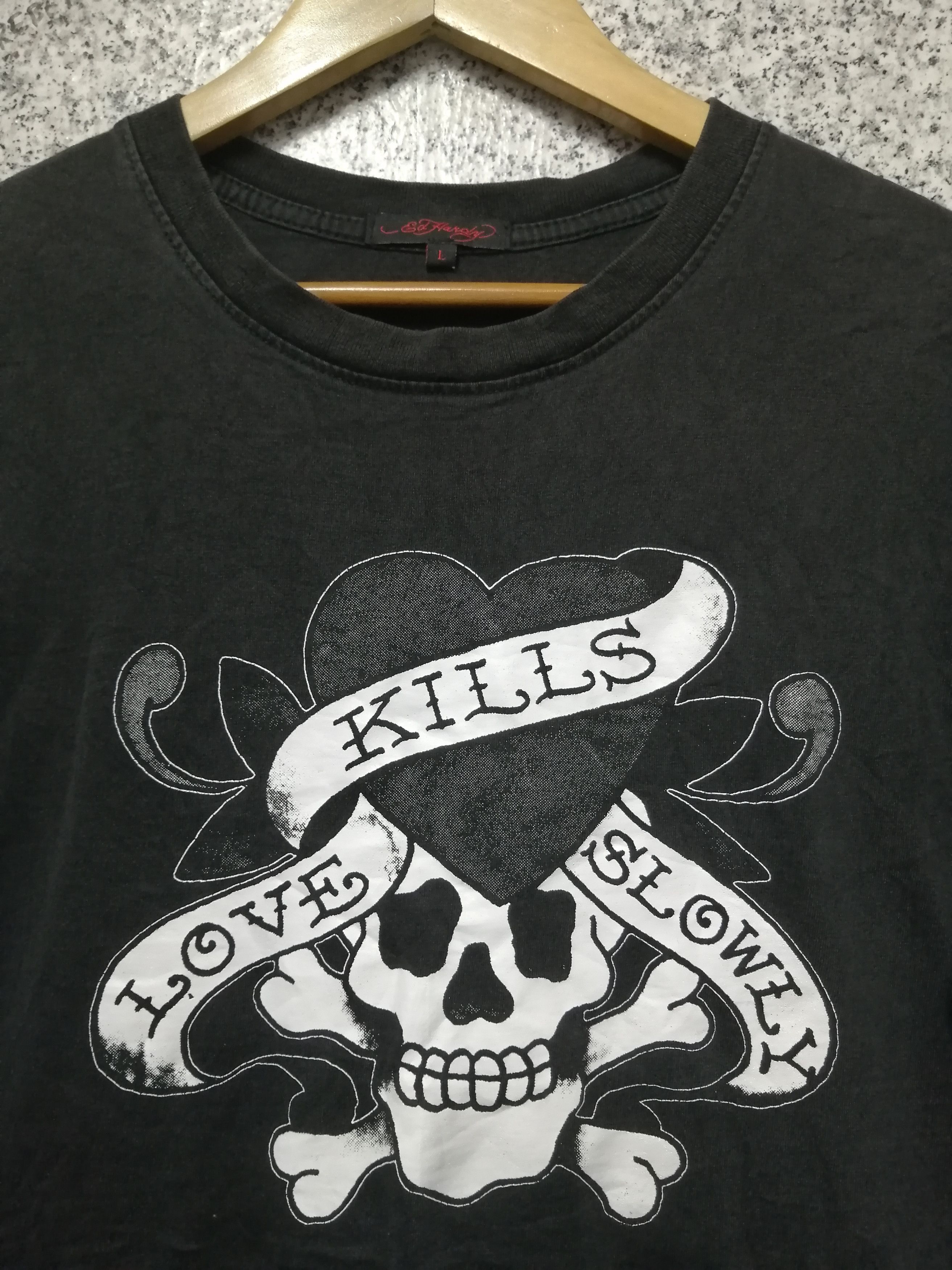 Ed Hardy × Japanese Brand × Vintage VINTAGE ED HARDY DRAWN BY IN SEATTLE VERY RARE Size US L / EU 52-54 / 3 - 3 Thumbnail