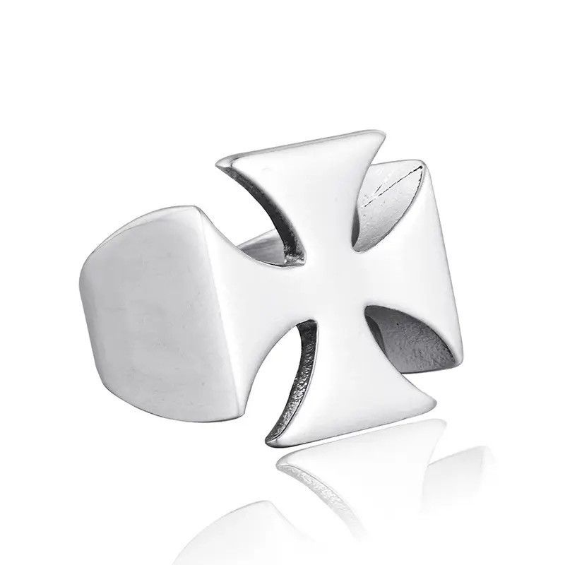 Designer × Jewelry × Vintage Cross Knights Templar Ring Size ONE SIZE - 3 Thumbnail