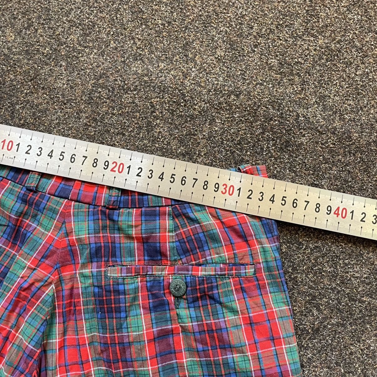 Vintage Vintage Y2K Lacoste Plaid Shorts Baggy Relaxed Fit Logo 30 Size US 30 / EU 46 - 6 Thumbnail