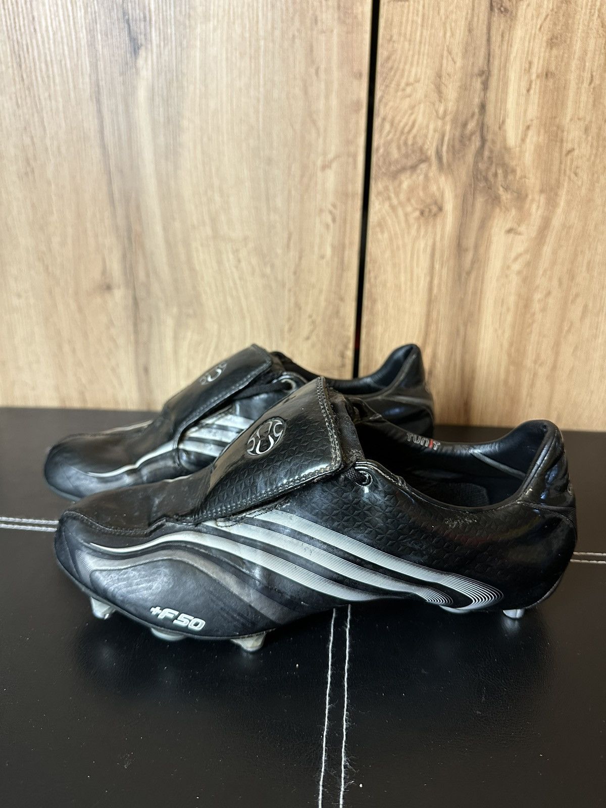 Adidas × Vintage Adidas Tunit F50.6 FG Elite US8 Black boots mens Footbal Size US 8 / EU 41 - 1 Thumbnail