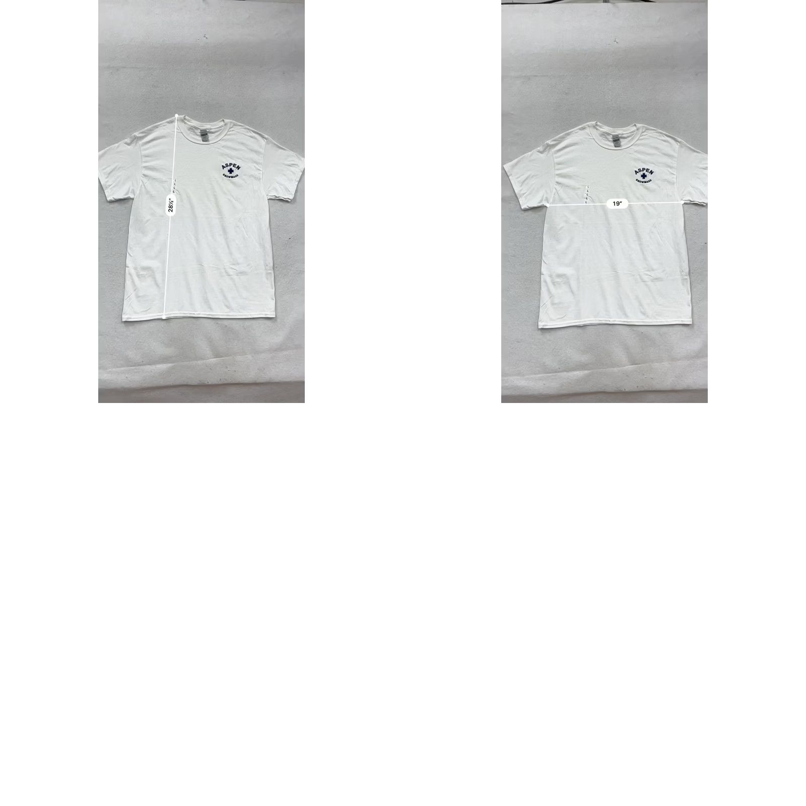 Gildan Gildan Shirt Mens L White Aspen Snowmass Heavy Cotton 393A Size US L / EU 52-54 / 3 - 8 Thumbnail