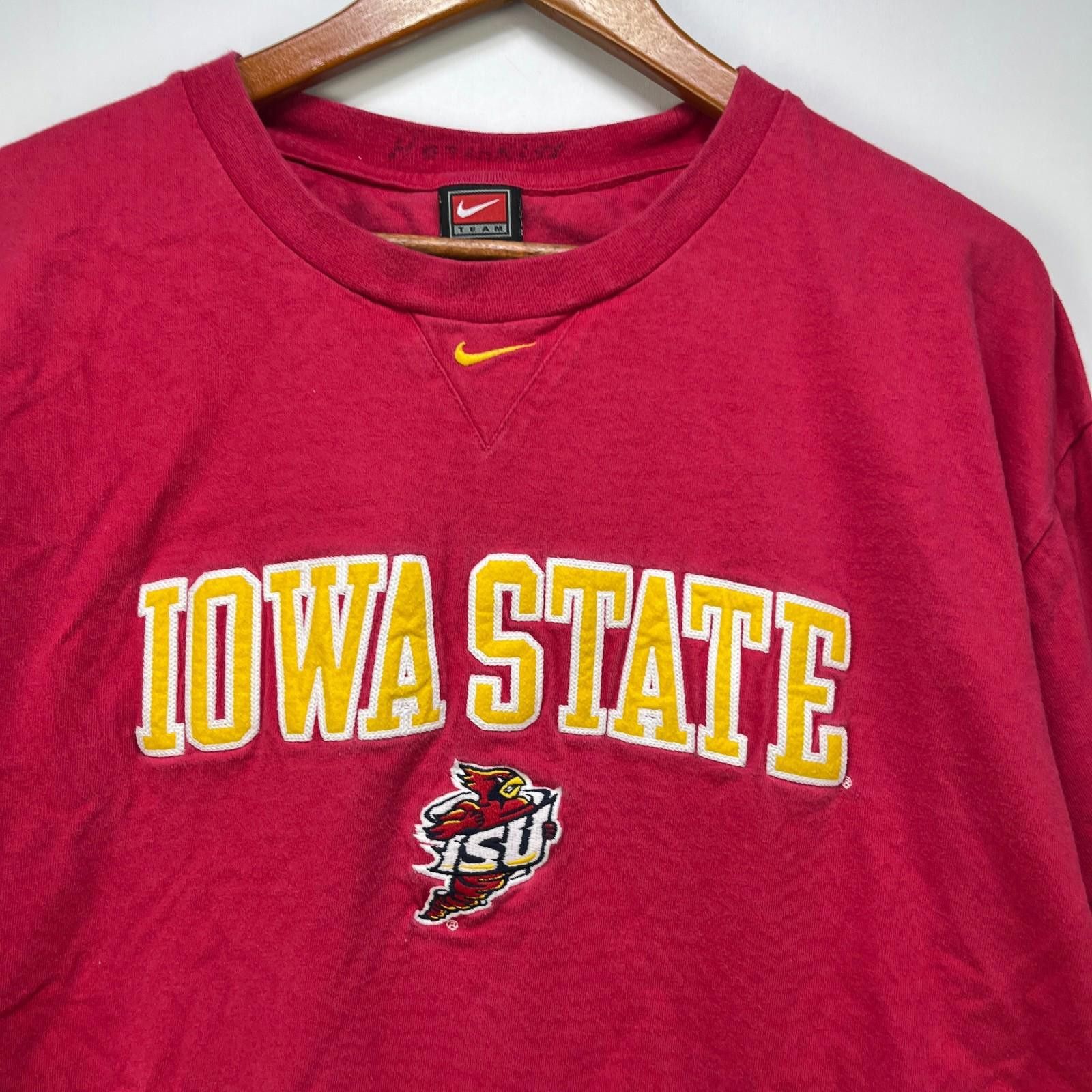 Nike Vintage Nike Iowa State University T Shirt 2XL Size ONE SIZE - 3 Thumbnail