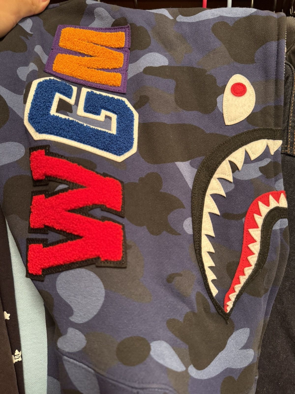 Bape Color Camo Shark Full Zip Hoodie Size US XXL / EU 58 / 5 - 1 Thumbnail
