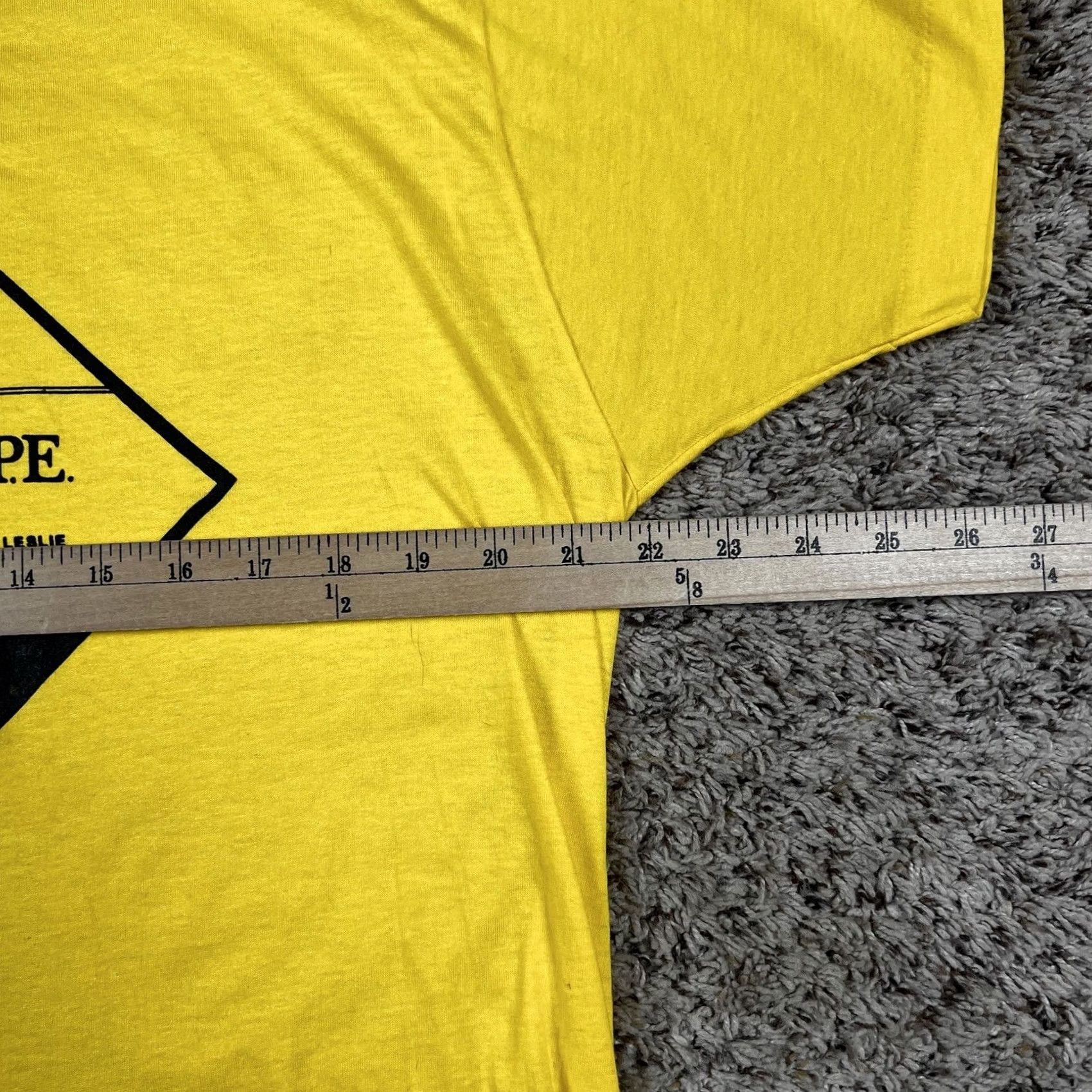 Vintage VINTAGE 80s Boy Scout Project Cope Graphic Single Stitch T-Shirt Large Made USA Shirt Mens Yellow Cotton Polyester Graphic Print 80s Vintage Size US L / EU 52-54 / 3 - 7 Thumbnail